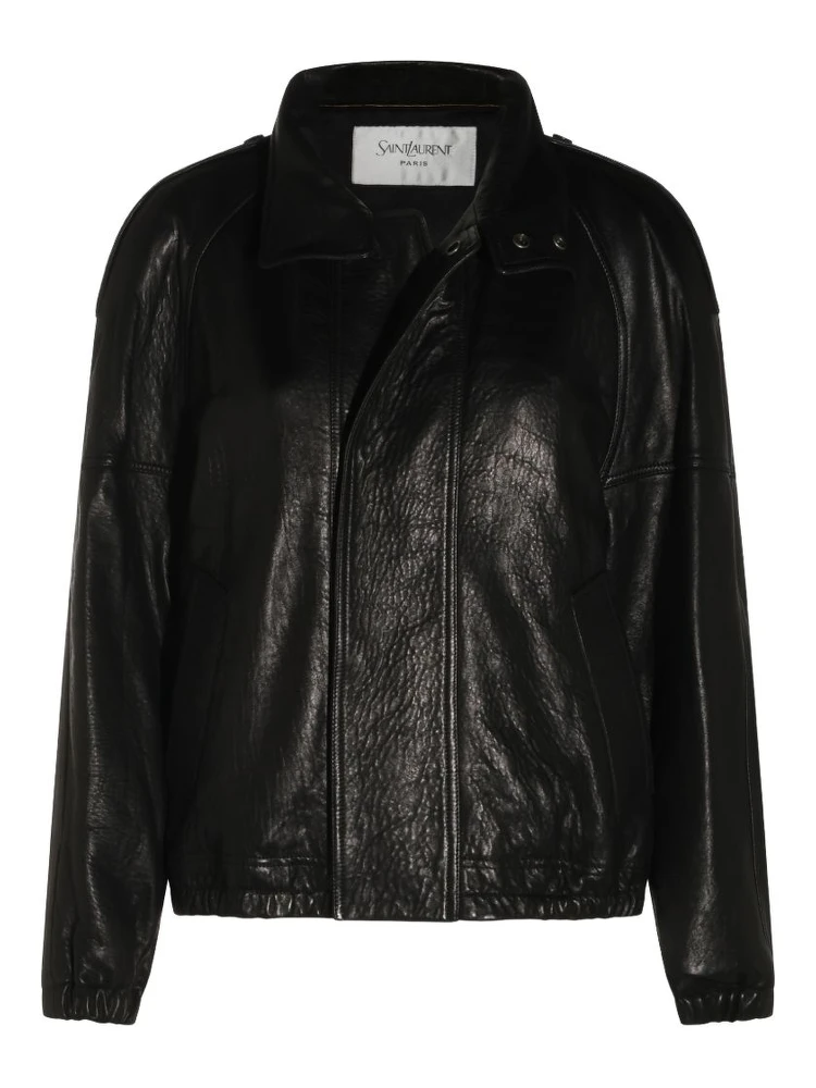 Saint Laurent Coats Black