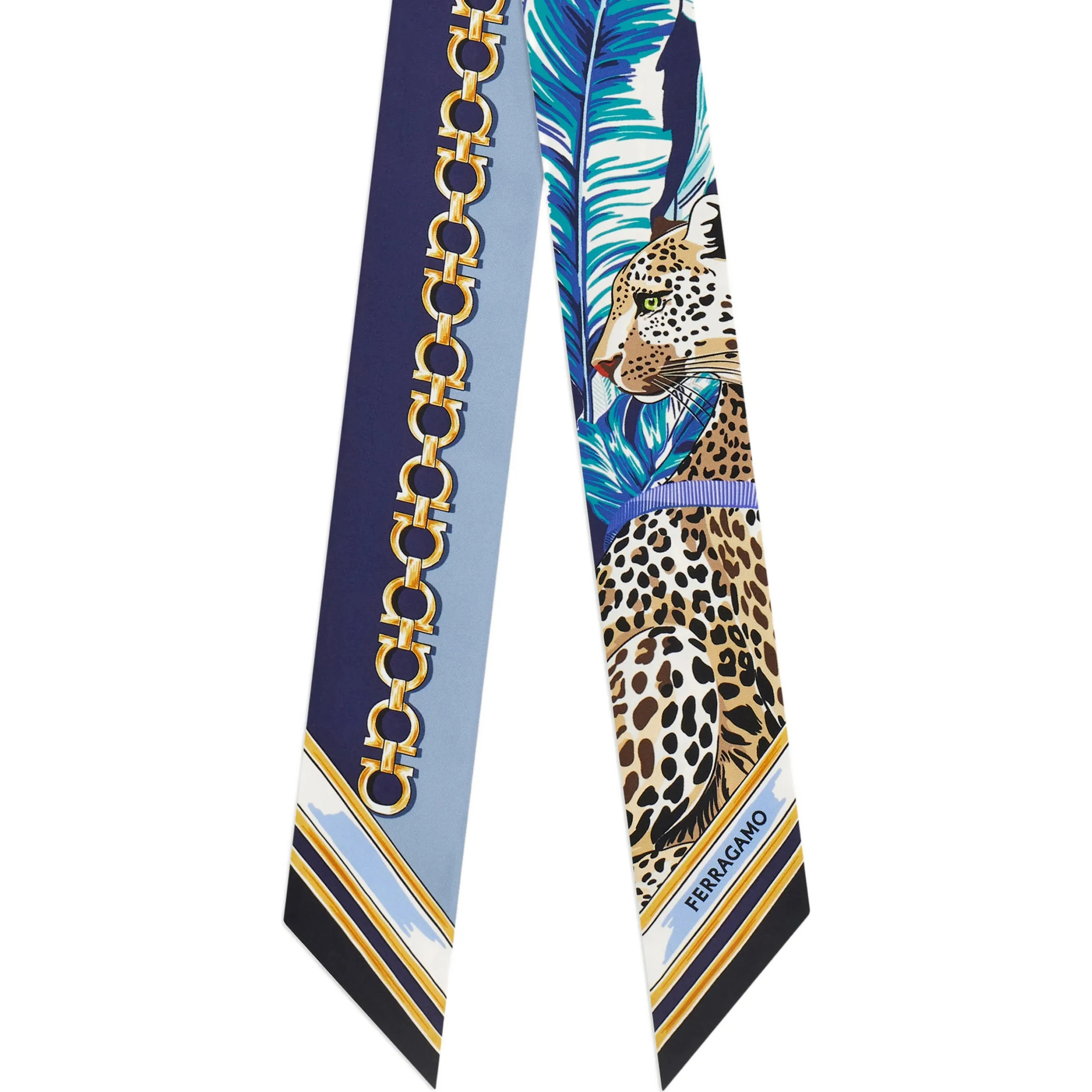 Ferragamo Scarfs Blue
