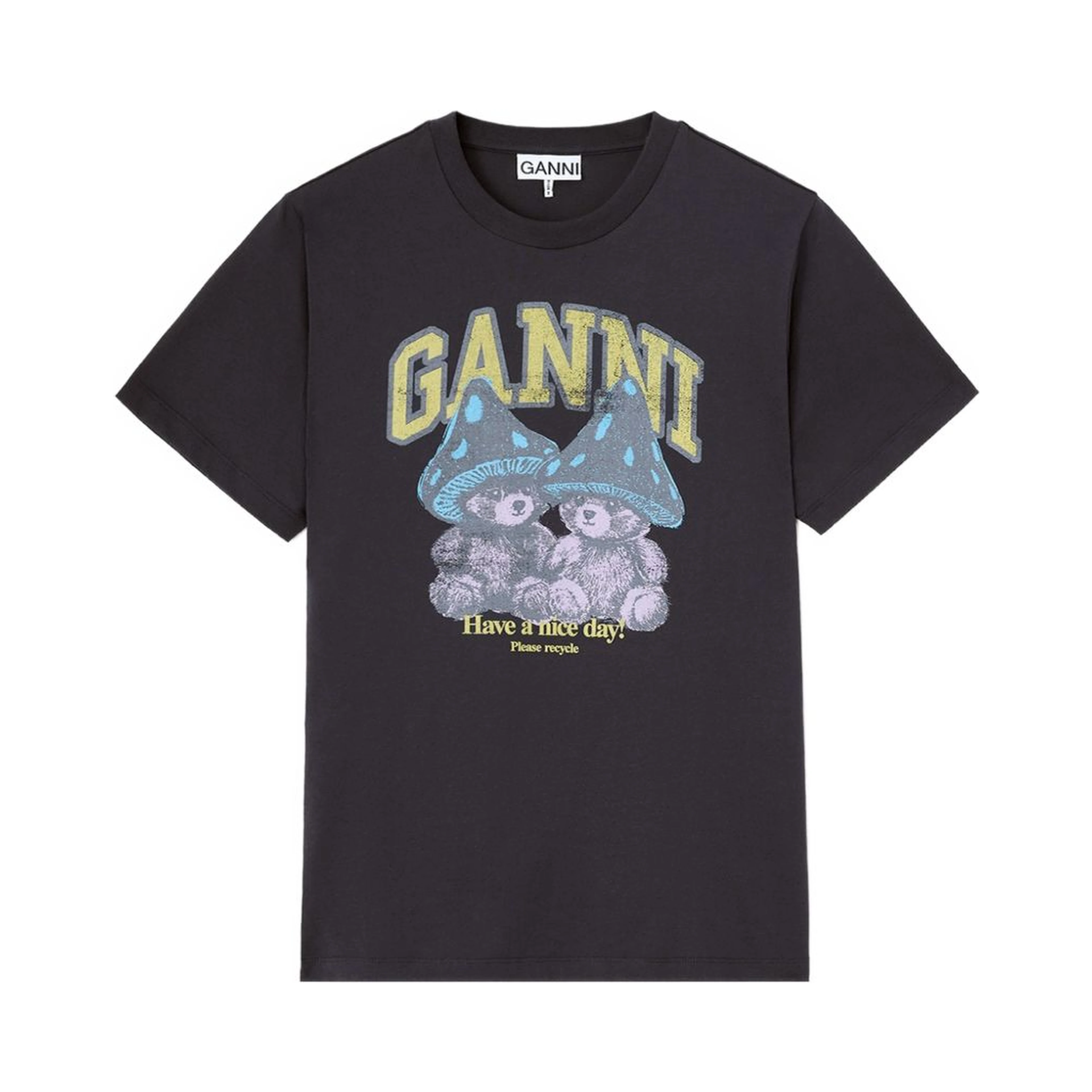 GANNI T-shirts and Polos Phantom
