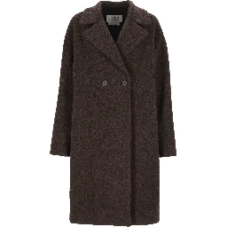 Harris Wharf London Coats Dark Brown