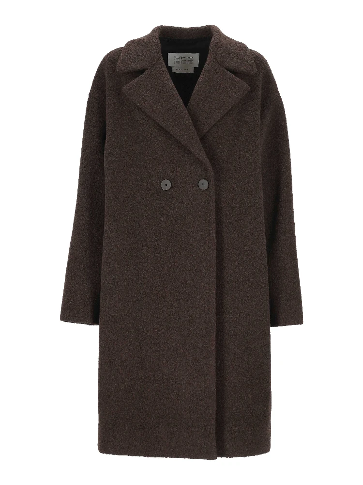 Harris Wharf London Coats Dark Brown