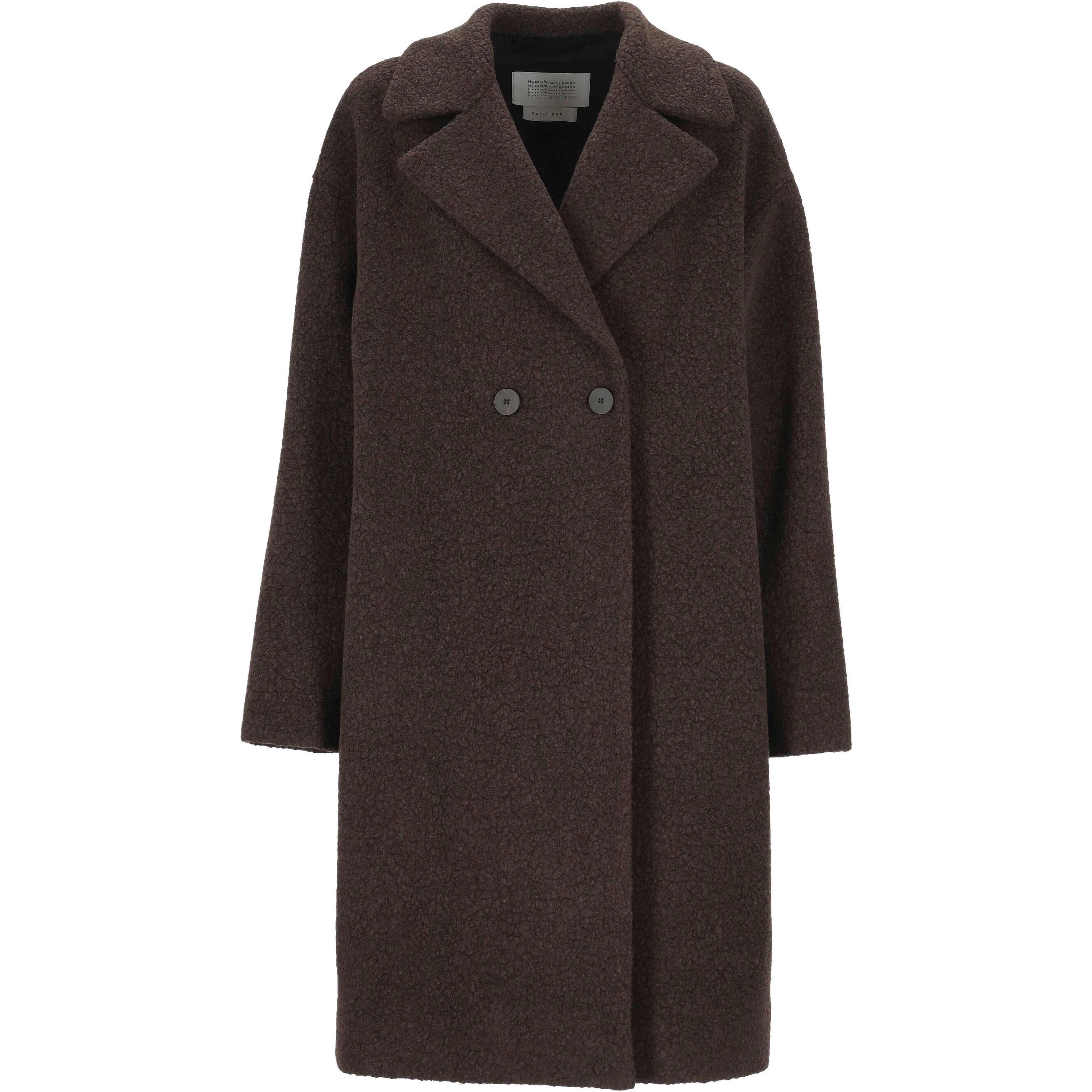 Harris Wharf London Coats Dark Brown
