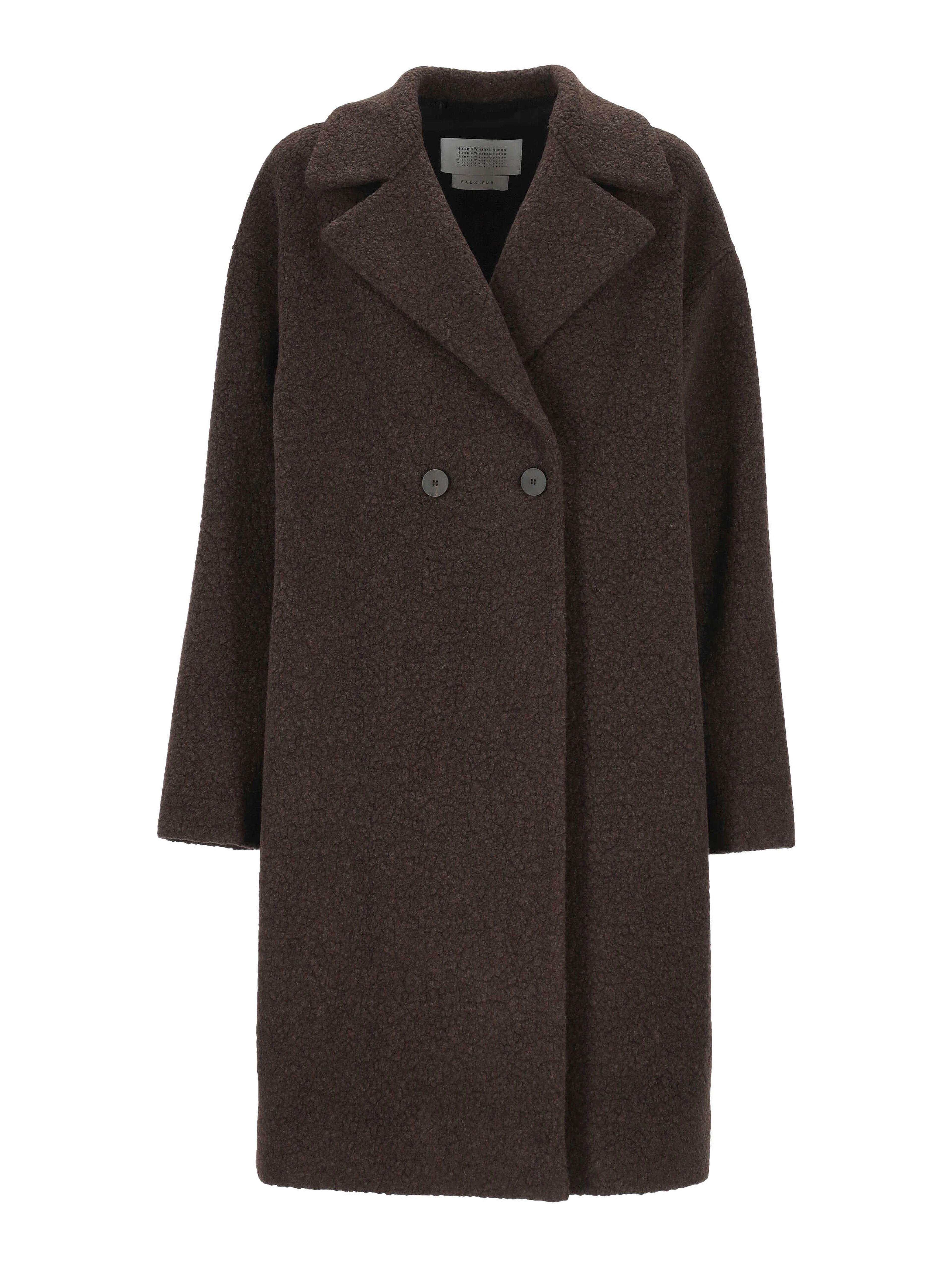 Harris Wharf London Coats Dark Brown