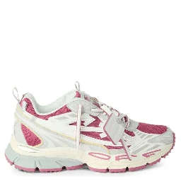 Off White Sneakers Magenta red / White
