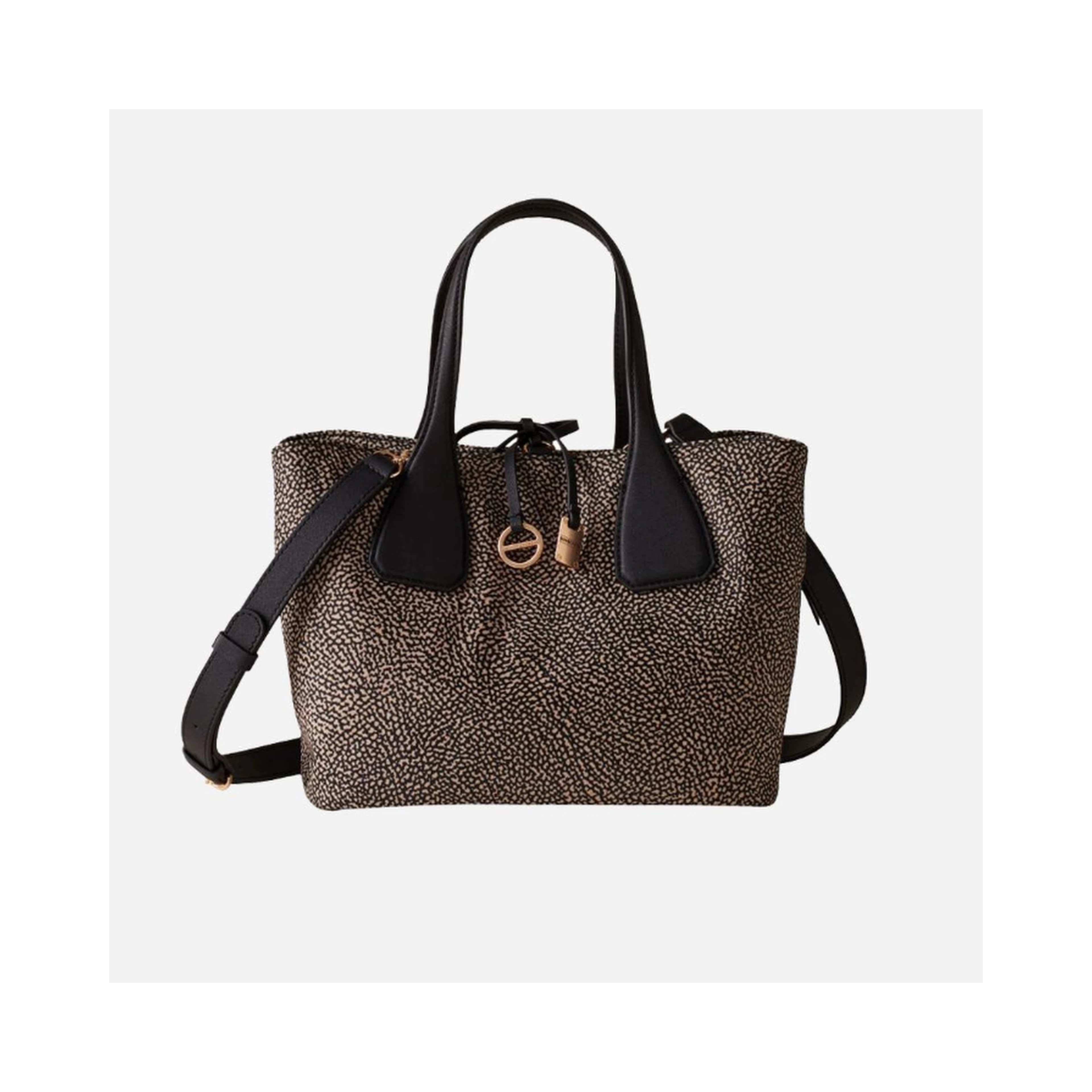 Borbonese Bags.. Natural/Black
