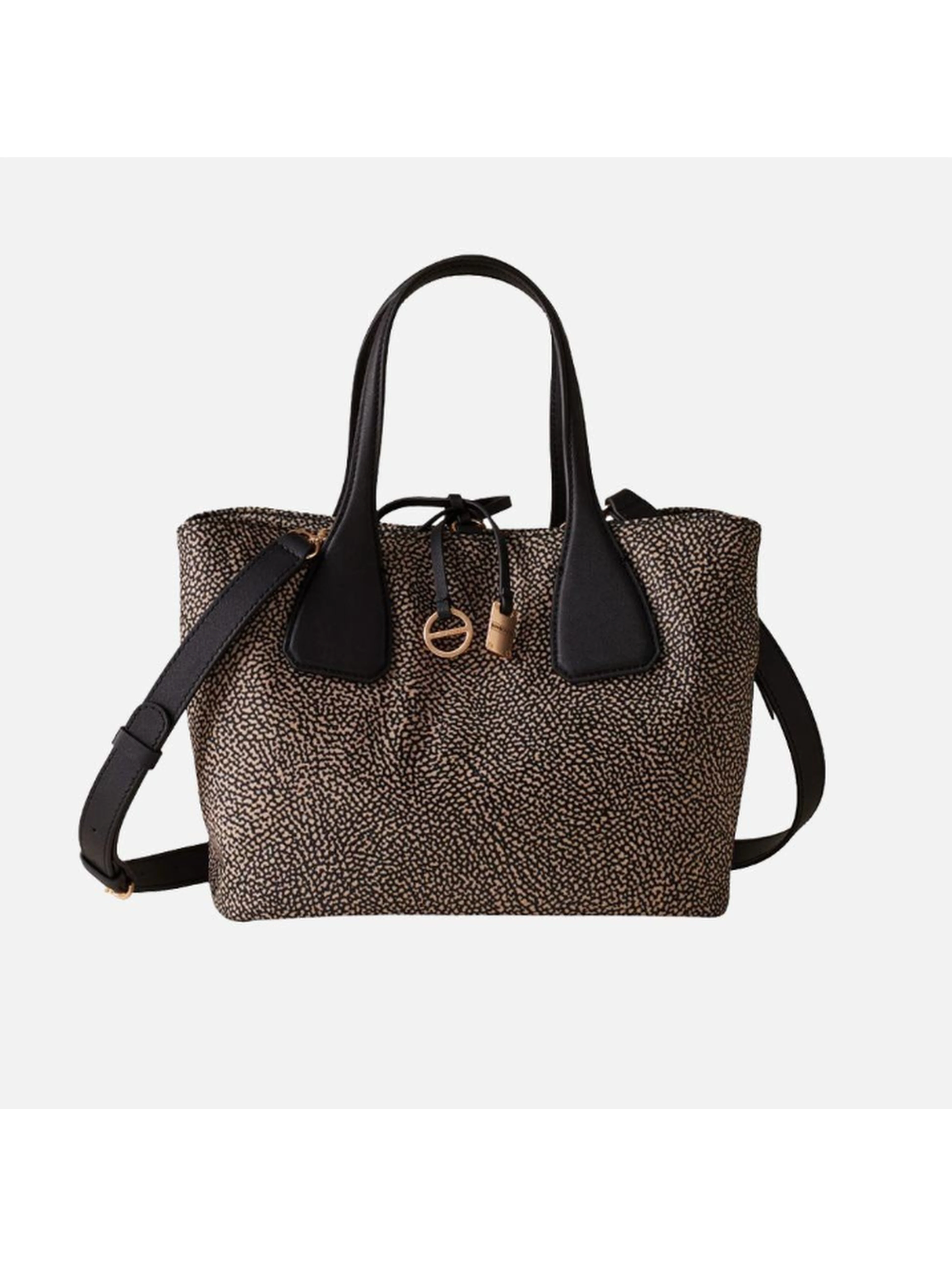 Borbonese Bags.. Natural/Black