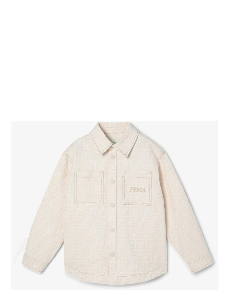 FENDI KIDS Jackets Stone