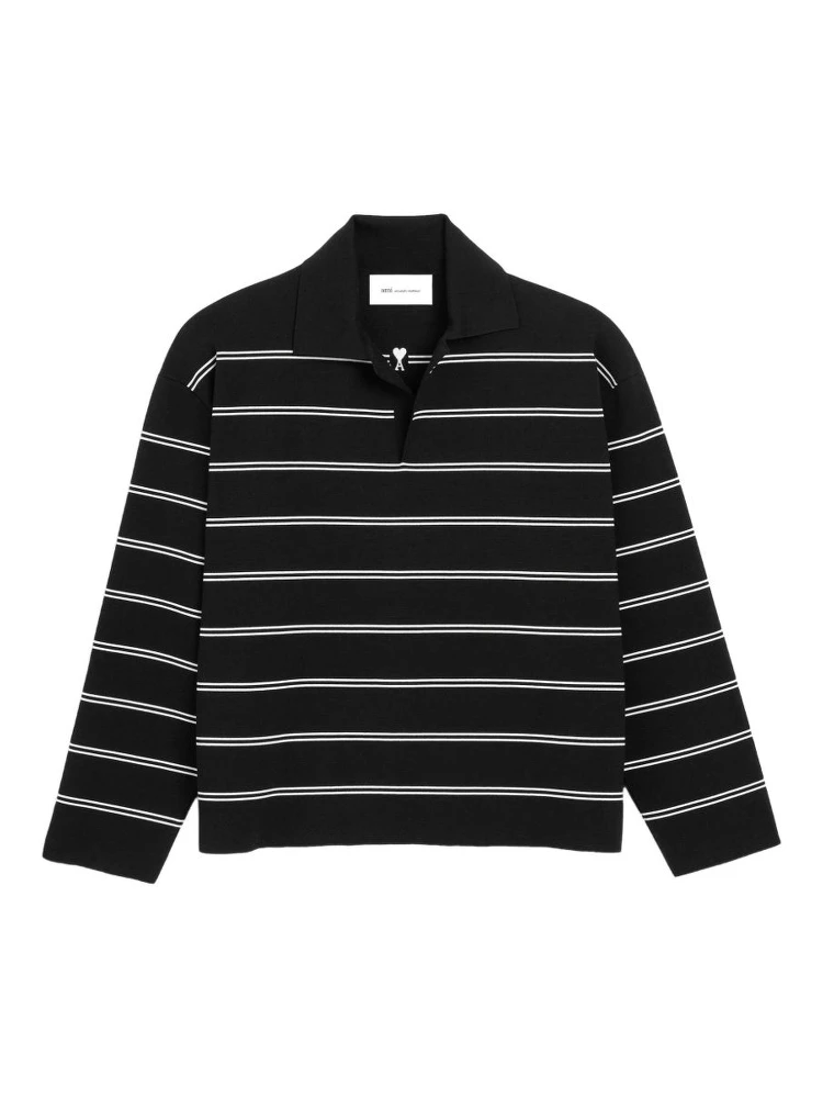 Ami T-shirts and Polos Black and white