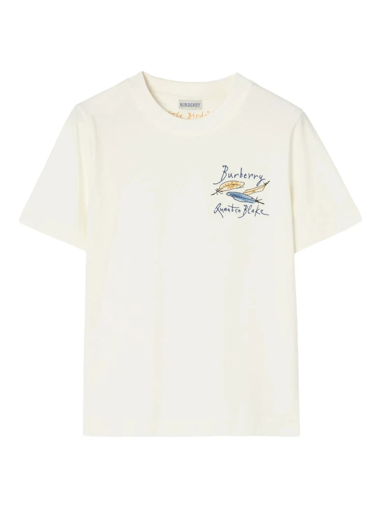 Burberry T-shirts and Polos Chalk
