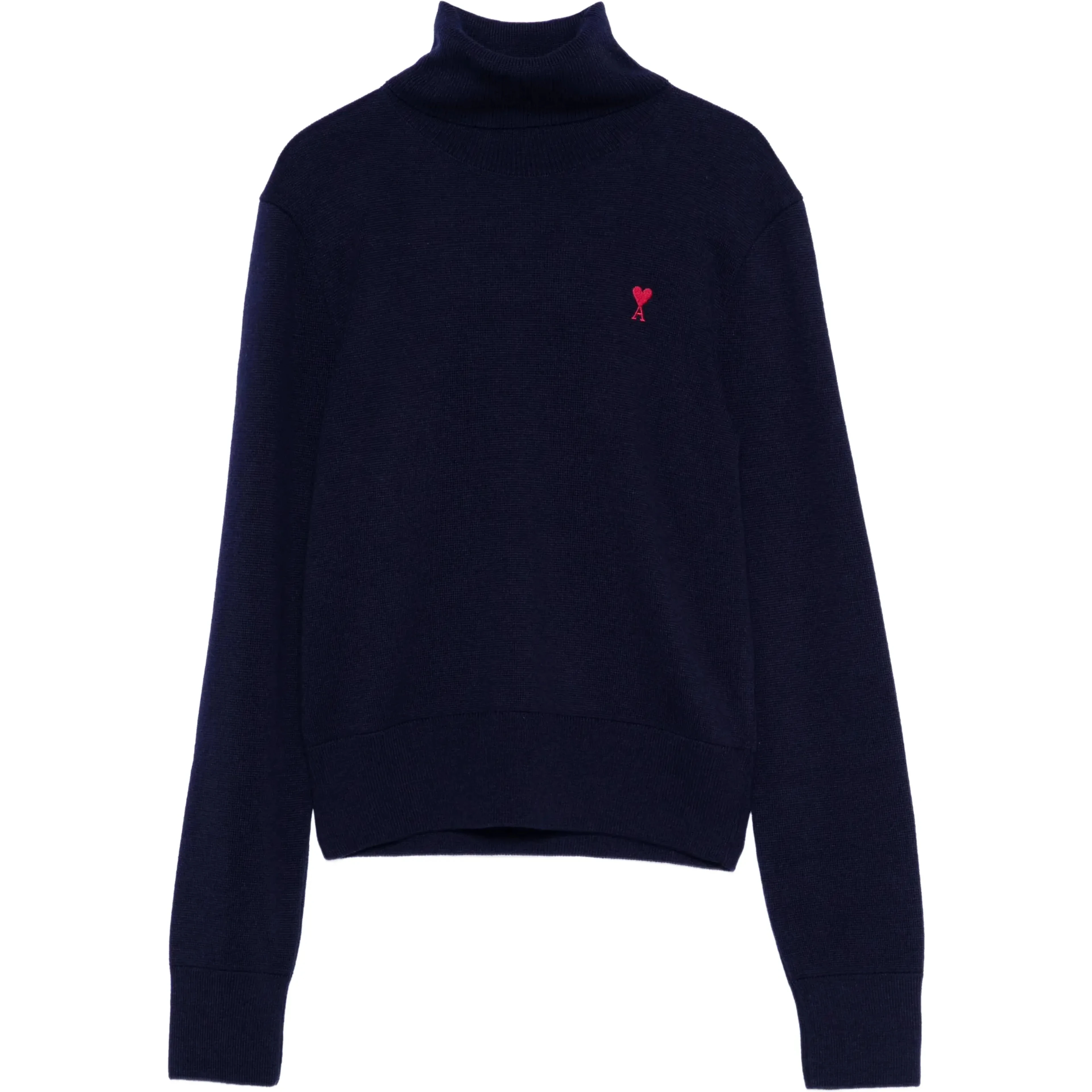 Ami Sweaters Navy Blue/ Red