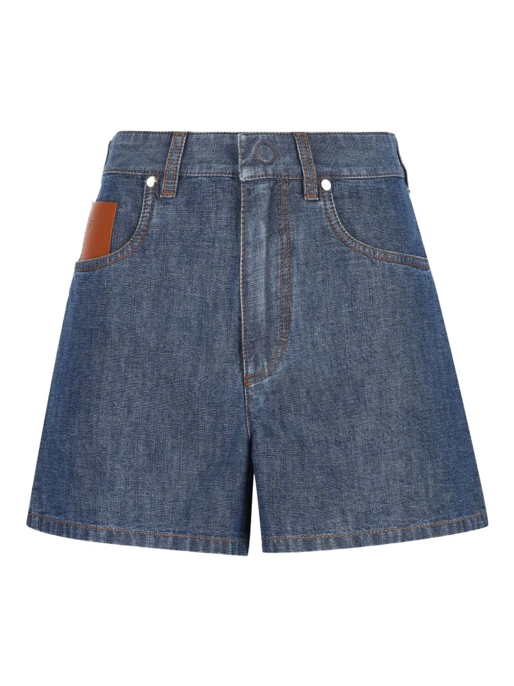 Fendi Shorts Navy