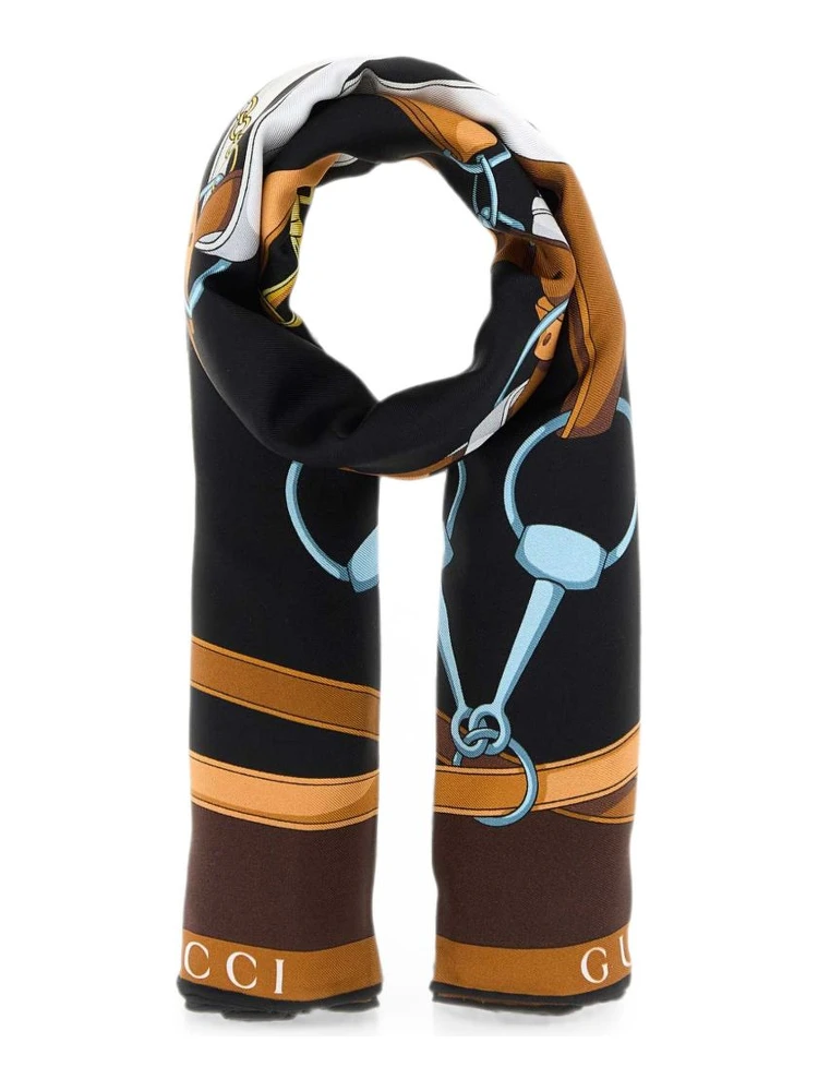 Gucci Scarfs Brown/Black