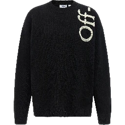 Off White Sweaters Black ivory