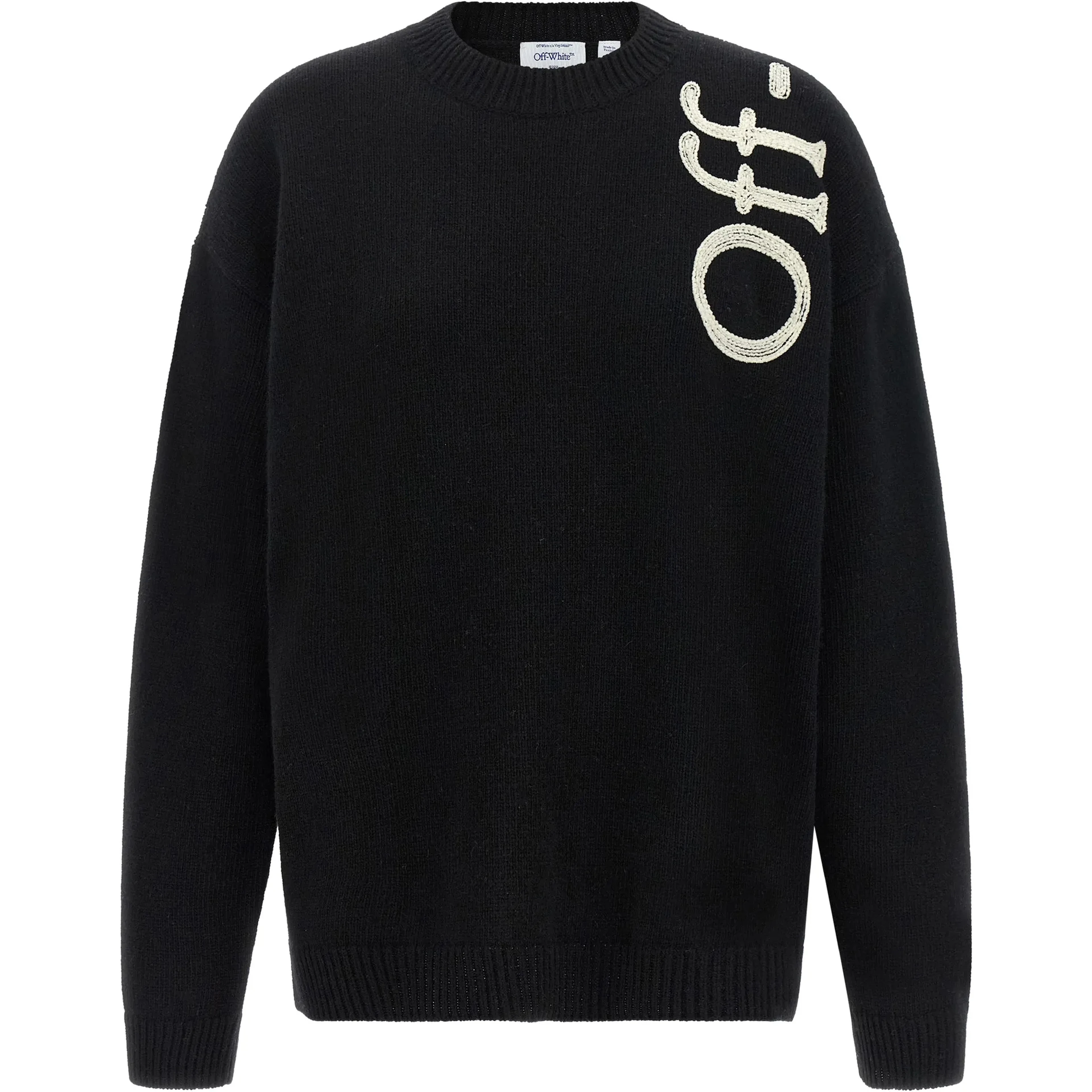 Off White Sweaters Black ivory