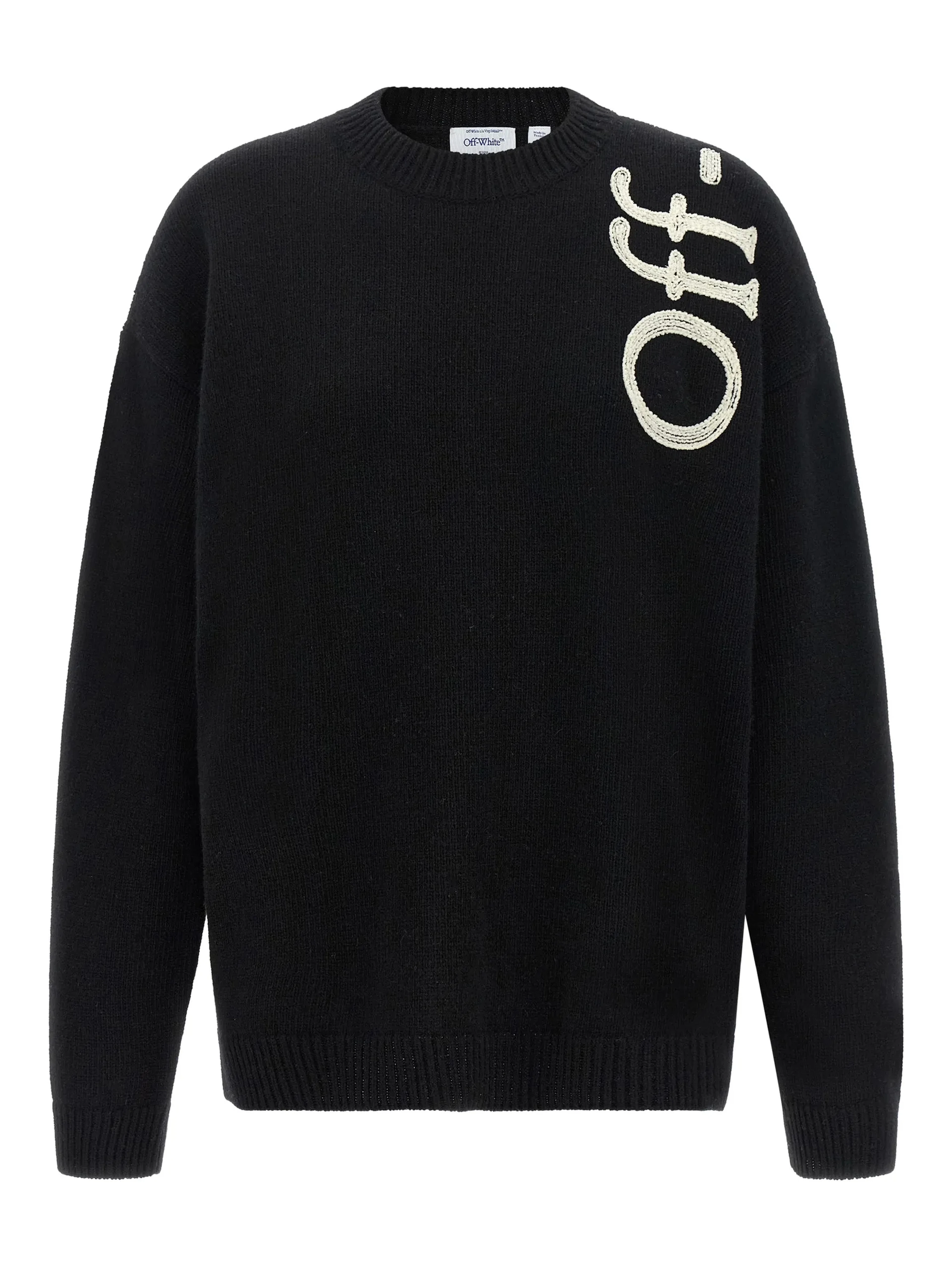 Off White Sweaters Black ivory