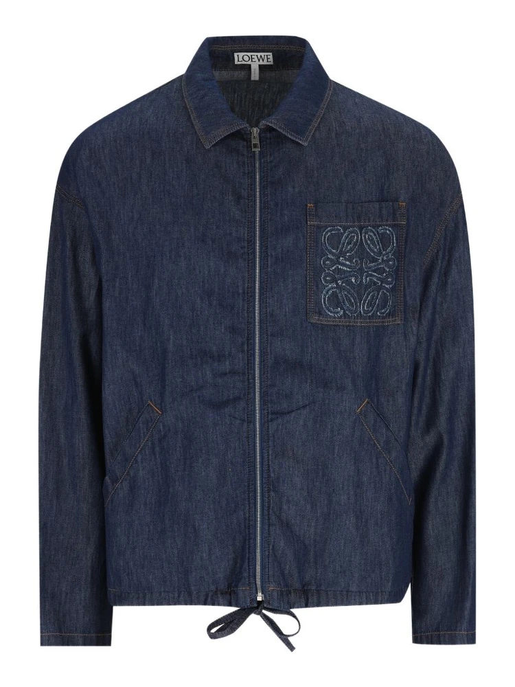 Loewe Coats Denim blue