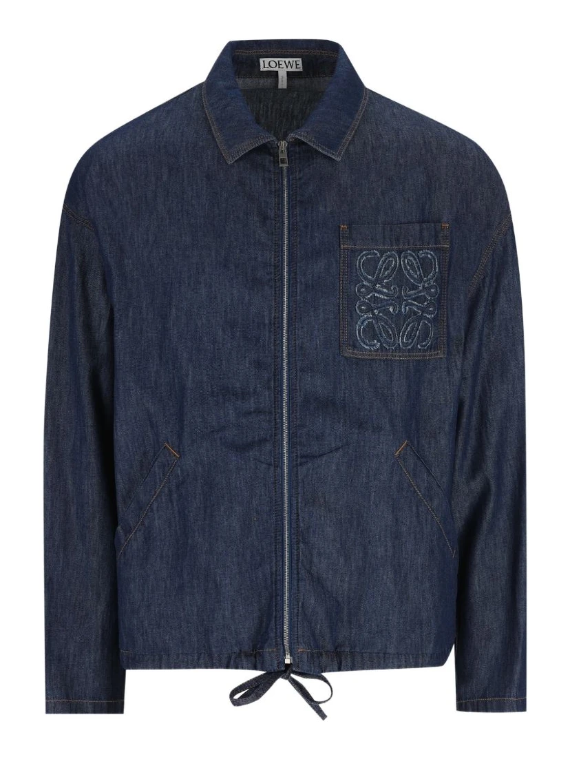 Loewe Coats Denim blue