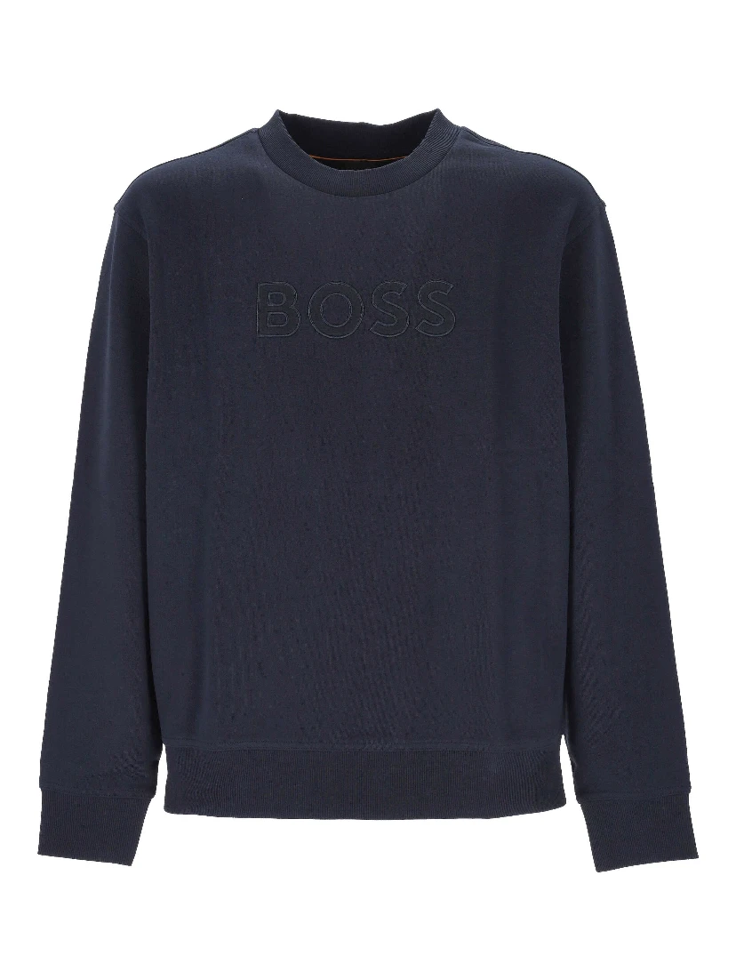 BOSS Sweaters Dark blue