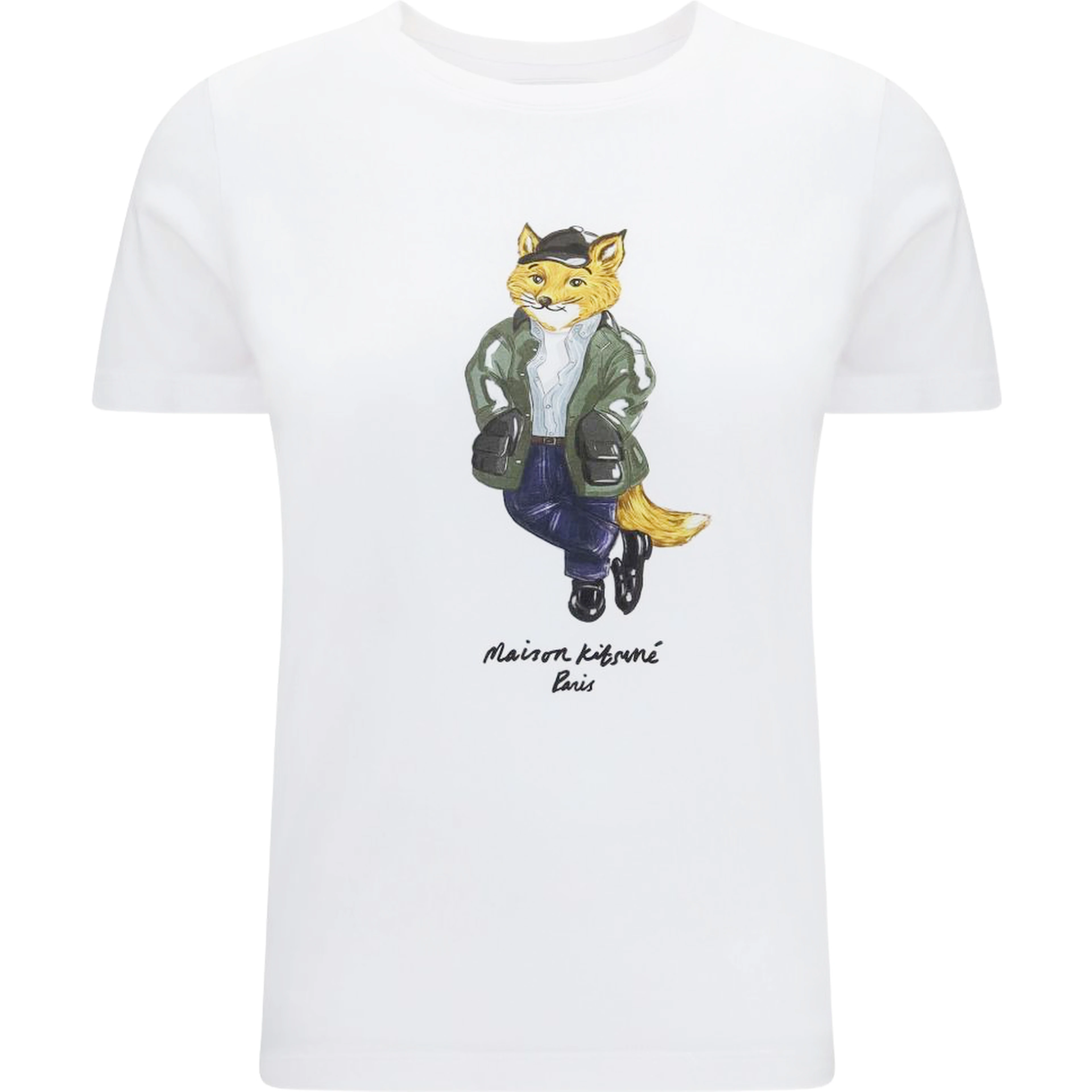 MAISON KITSUNE' T-shirts and Polos White