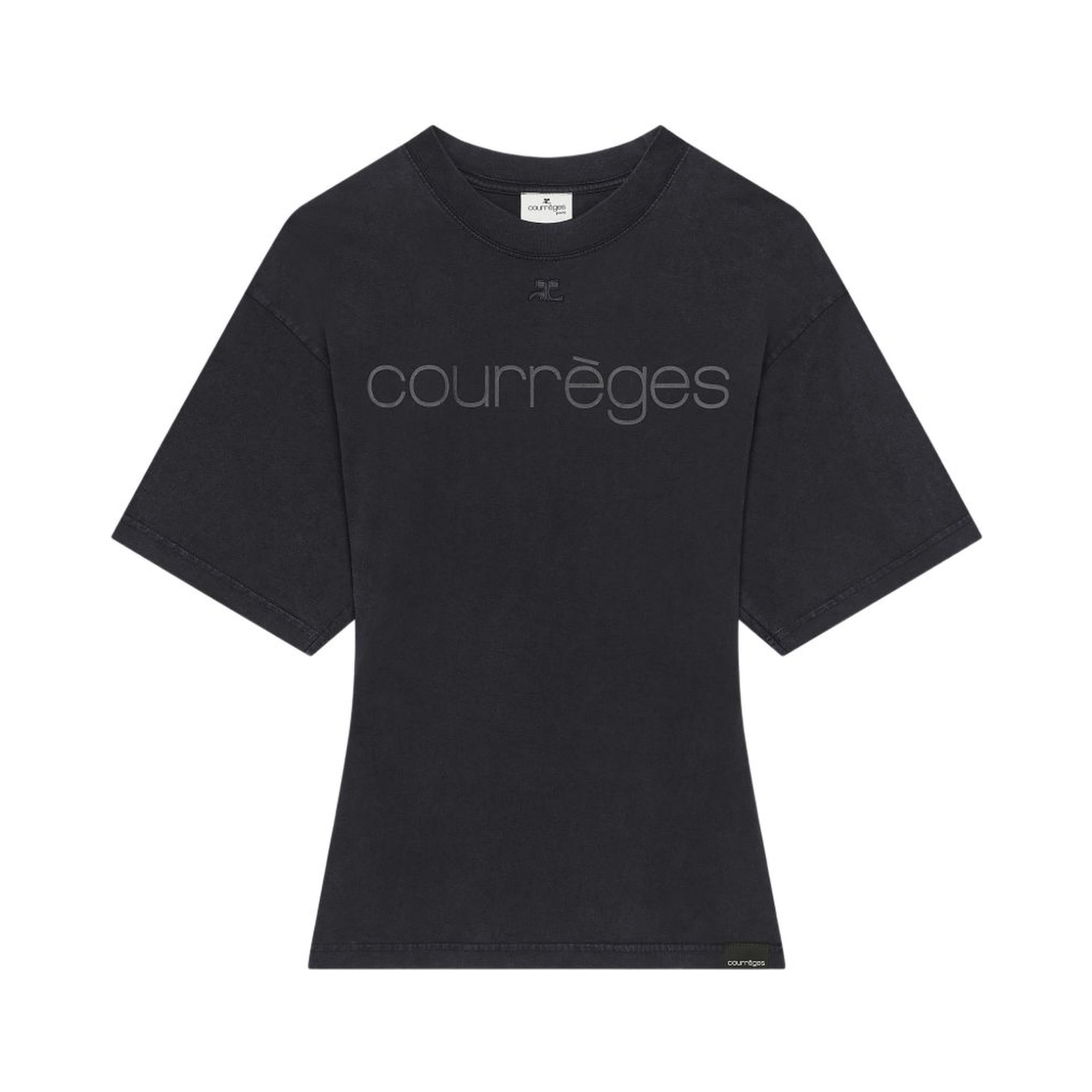 Courrèges T-shirts and Polos Black