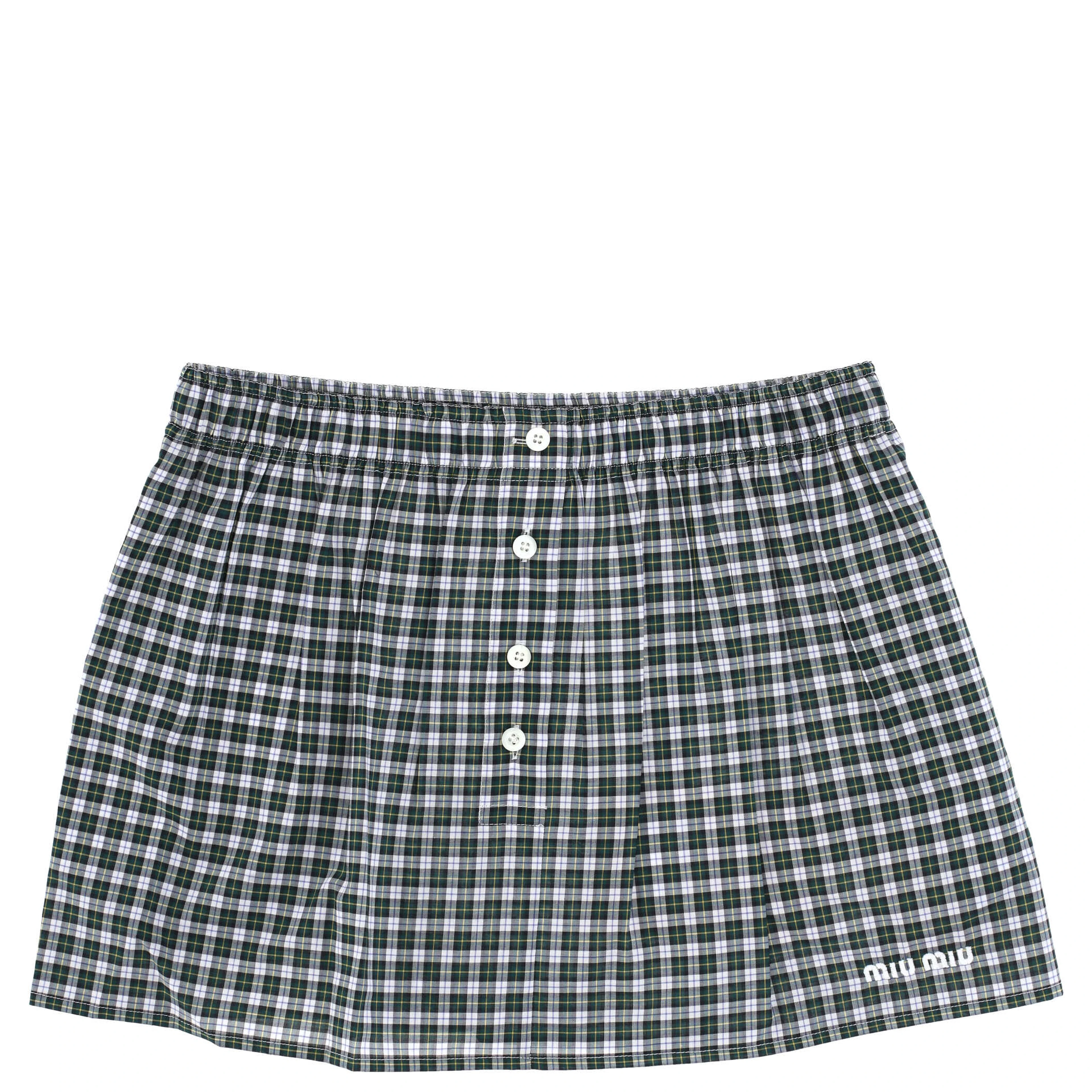 Miu Miu Skirts White/green