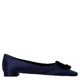 Manolo Blahnik Flat shoes Navy