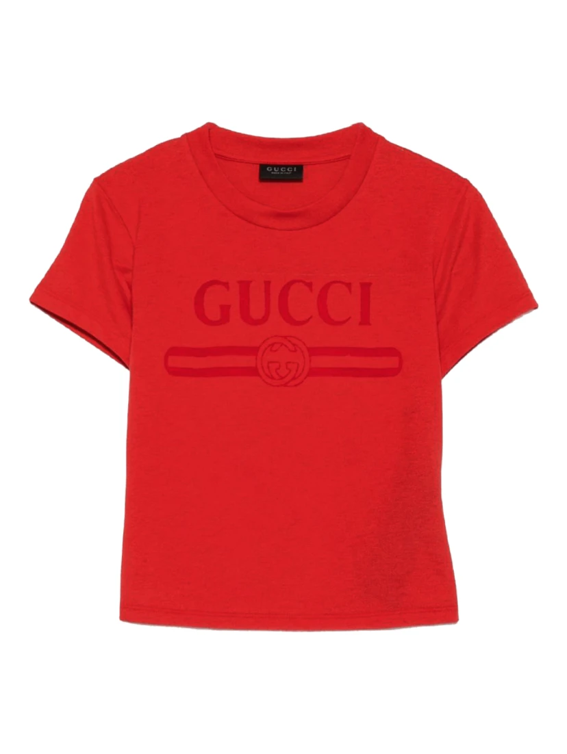 Gucci T-shirts and Polos Red
