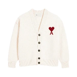 Ami Sweaters Off white/red