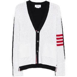 Thom Browne Sweaters Navy Blue/ White