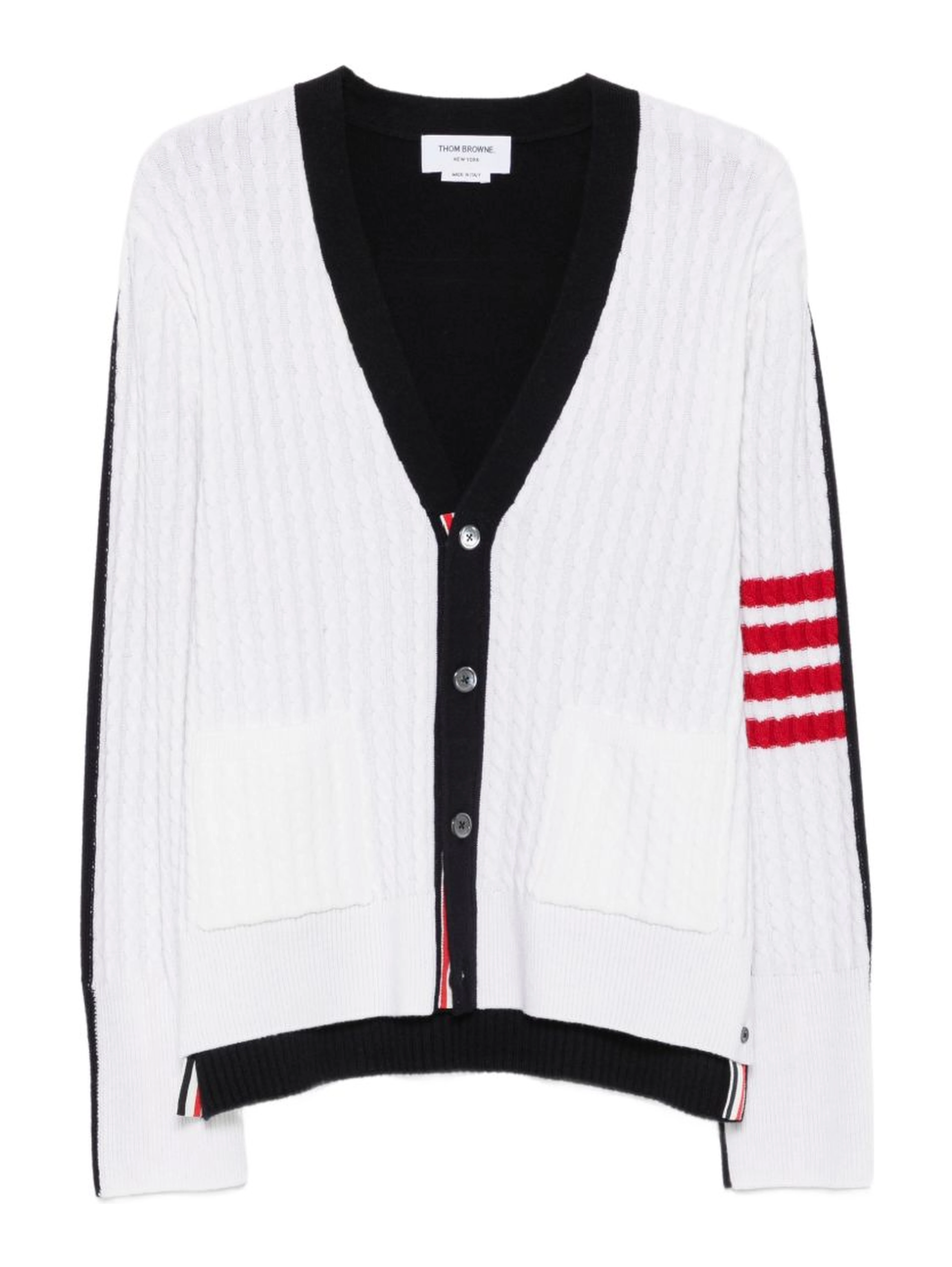 Thom Browne Sweaters Navy Blue/ White