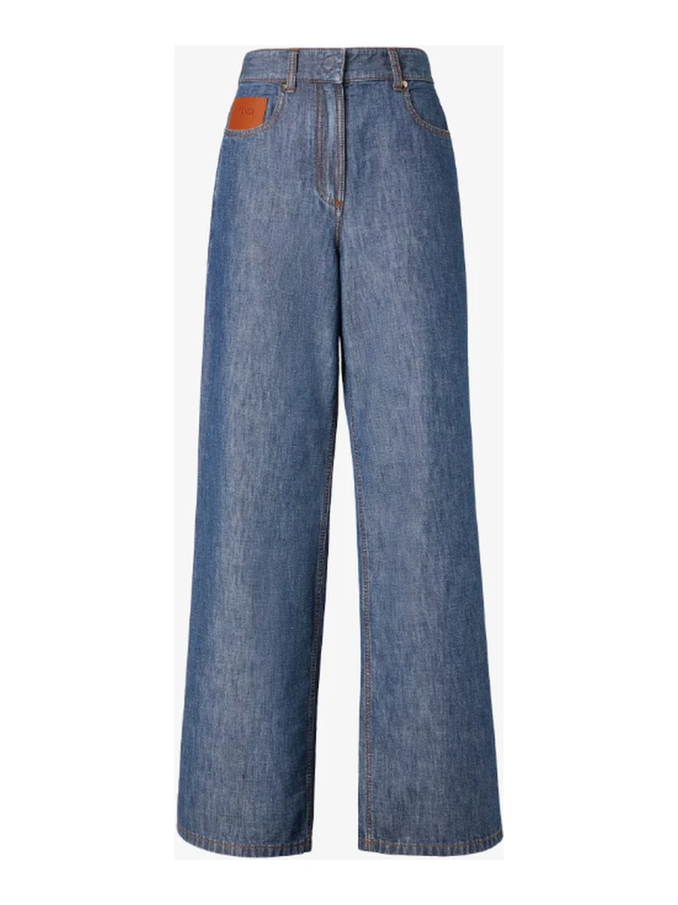 Fendi Trousers Navy
