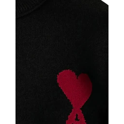 Ami Sweaters Black/red