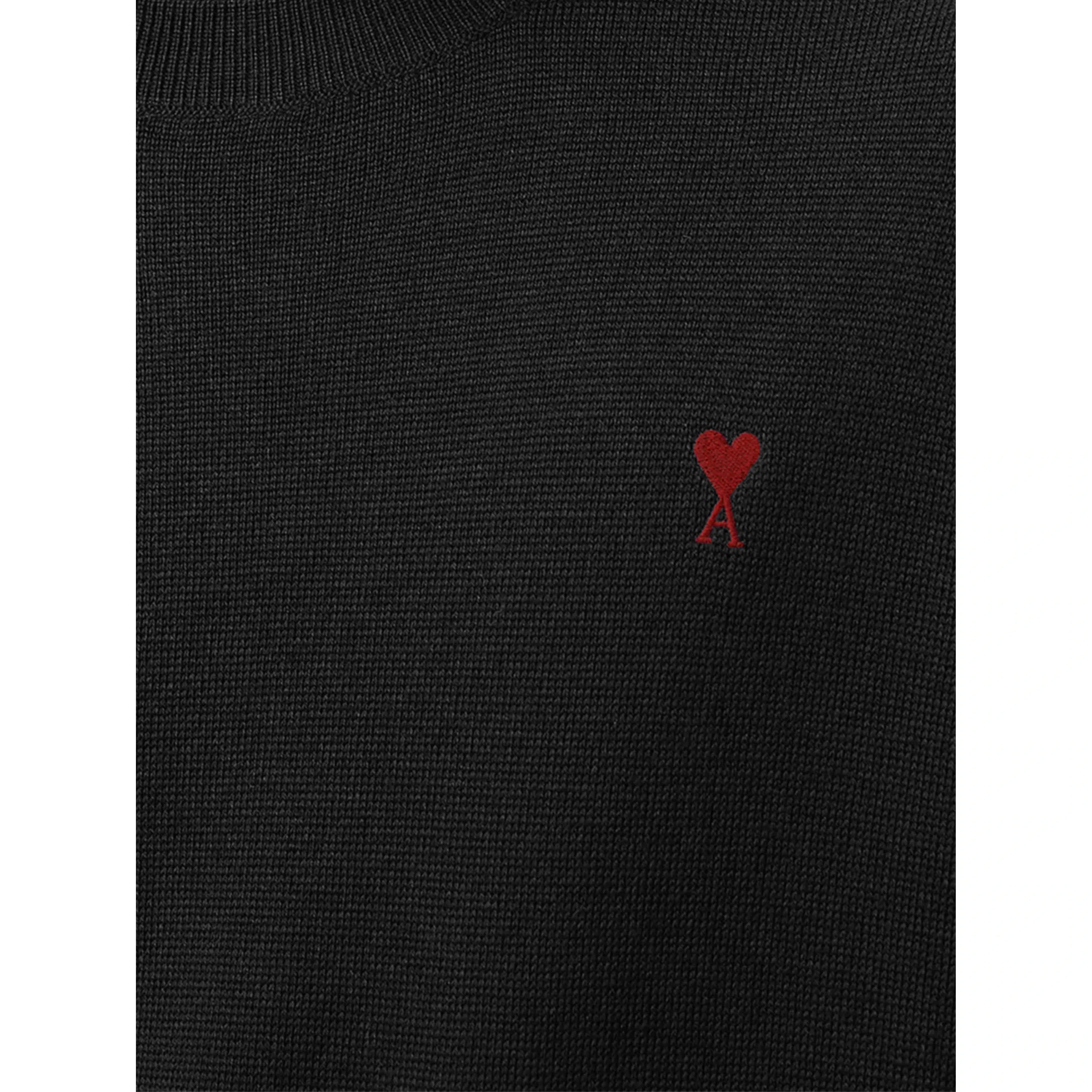Ami Sweaters Black/red