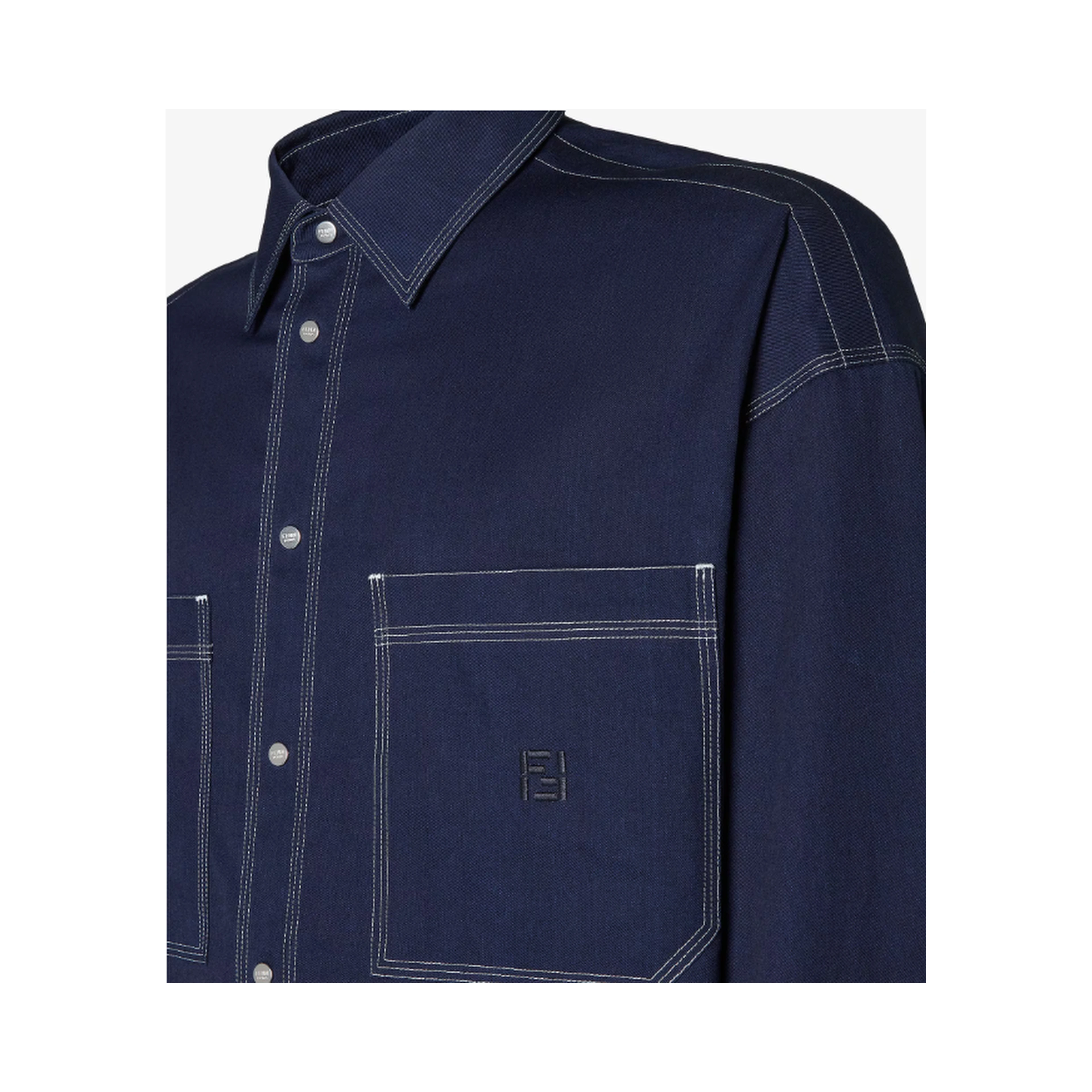 Fendi Shirts Blue