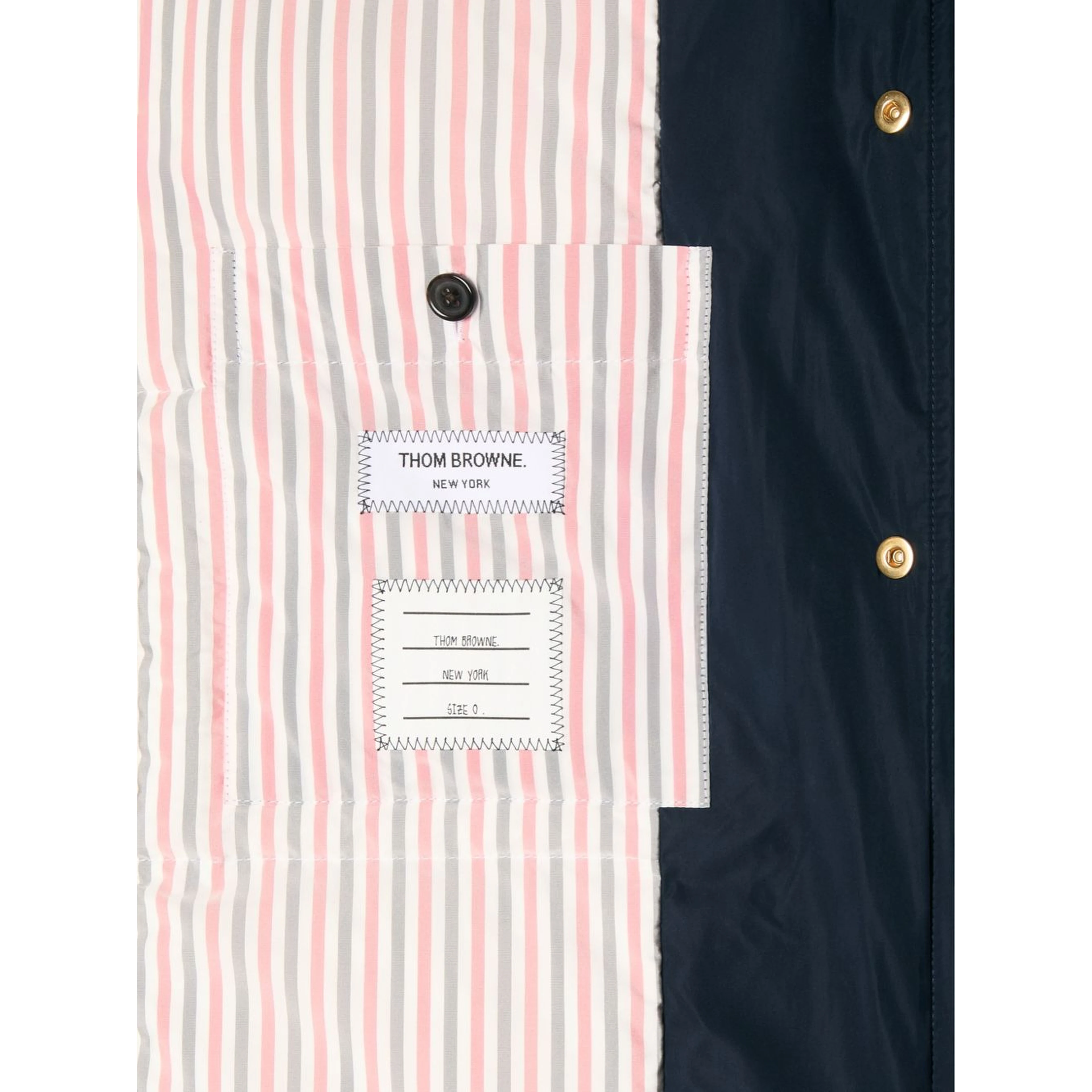 Thom Browne Coats Navy