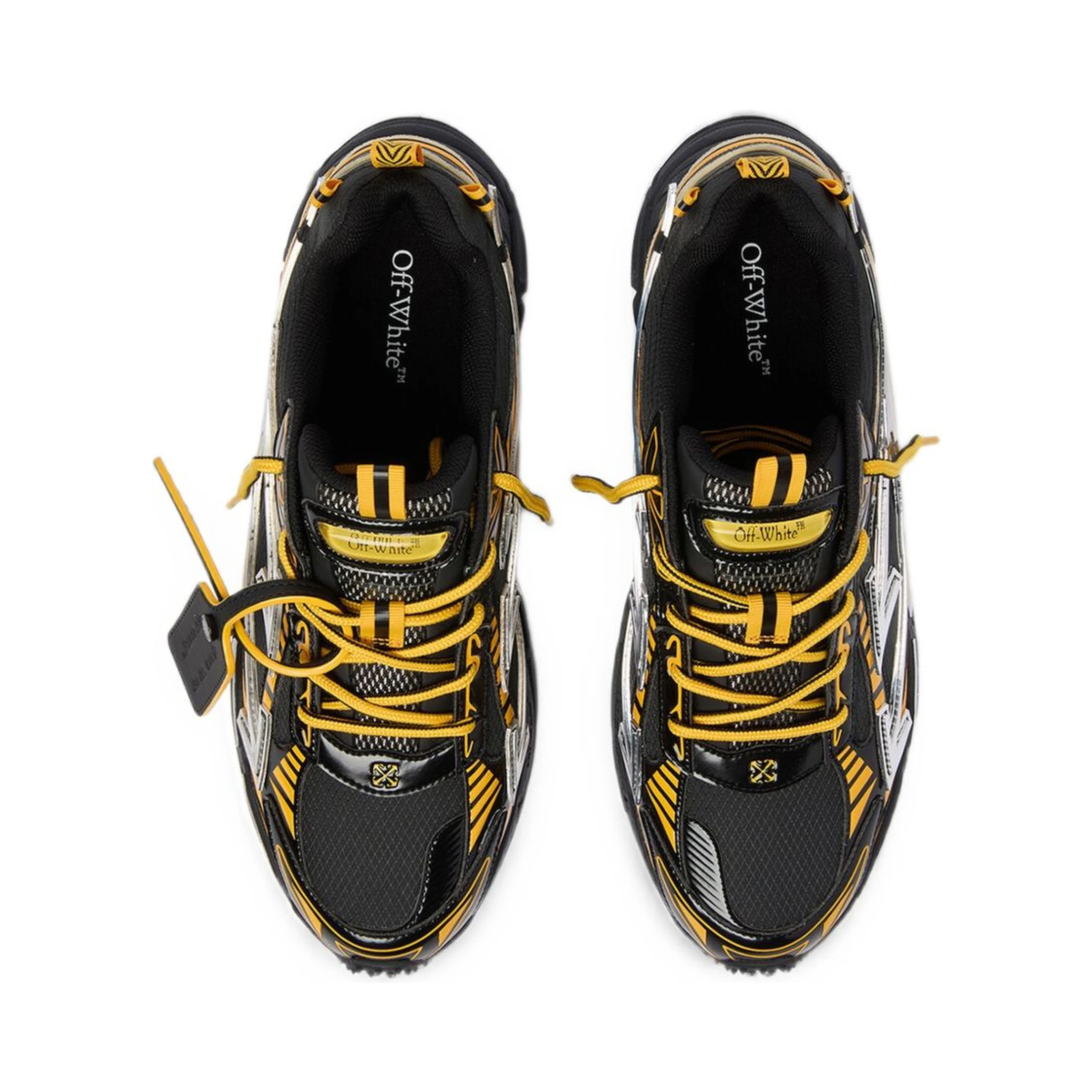 Off White Sneakers Black/Silver