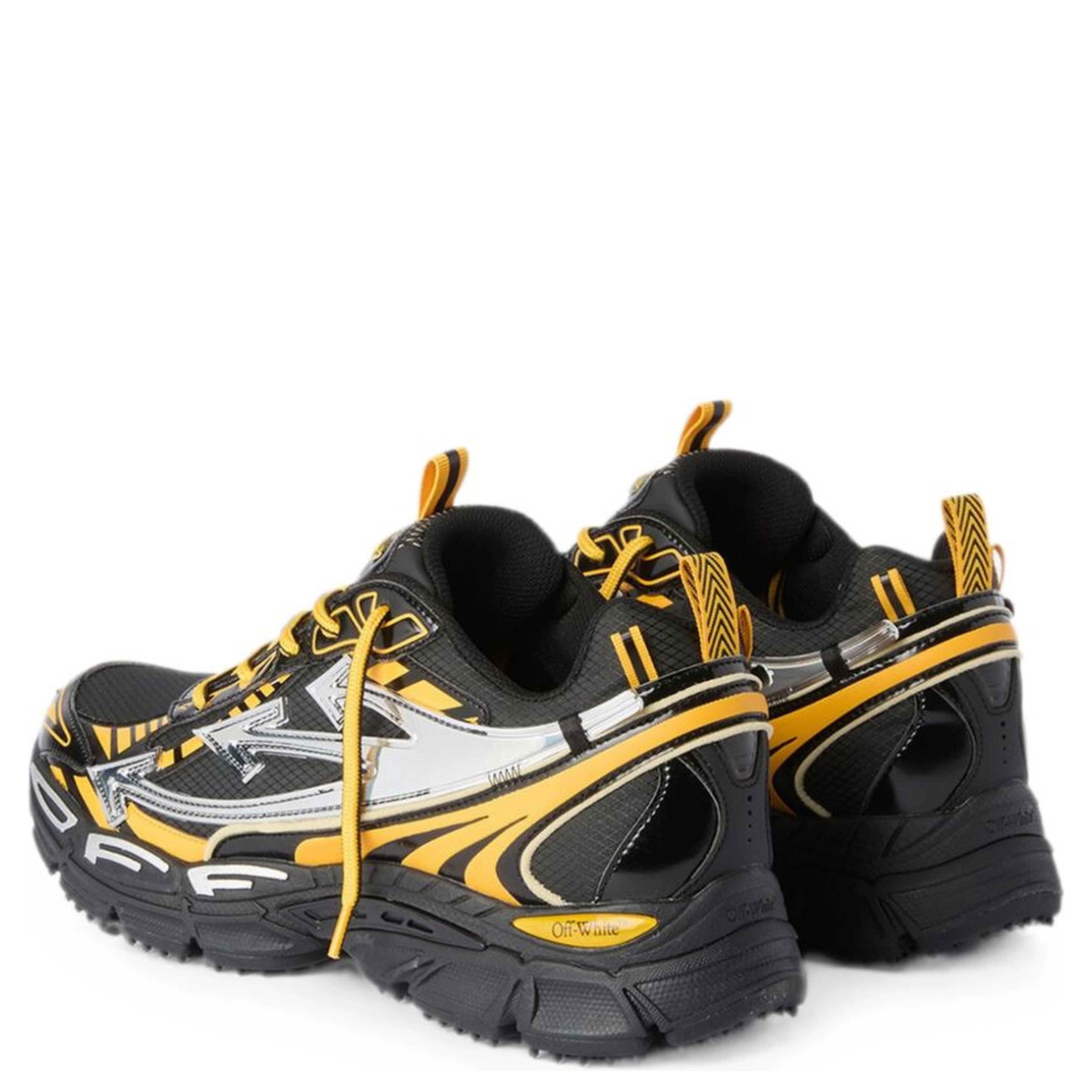 Off White Sneakers Black/Silver