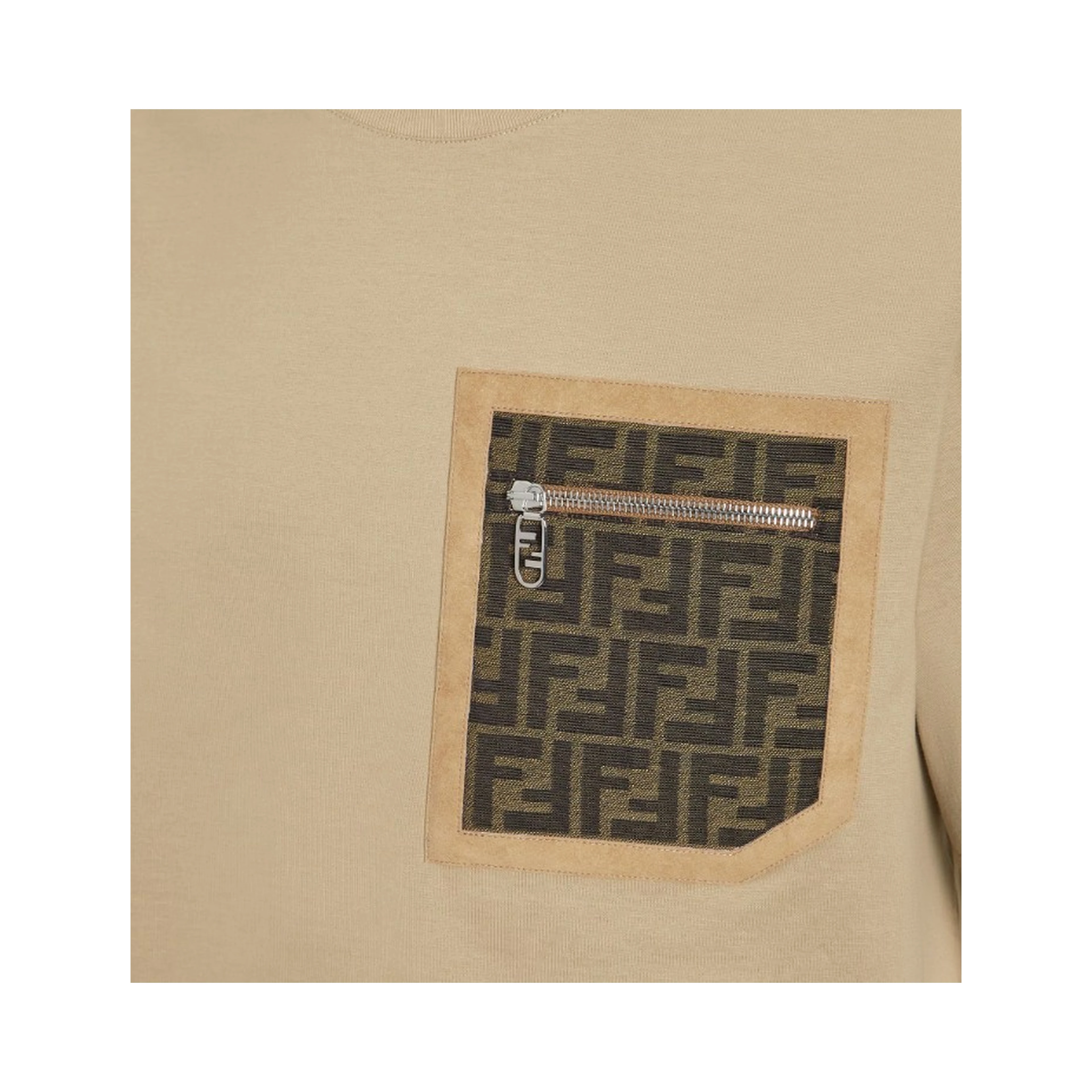 Fendi T-shirts and Polos Beige