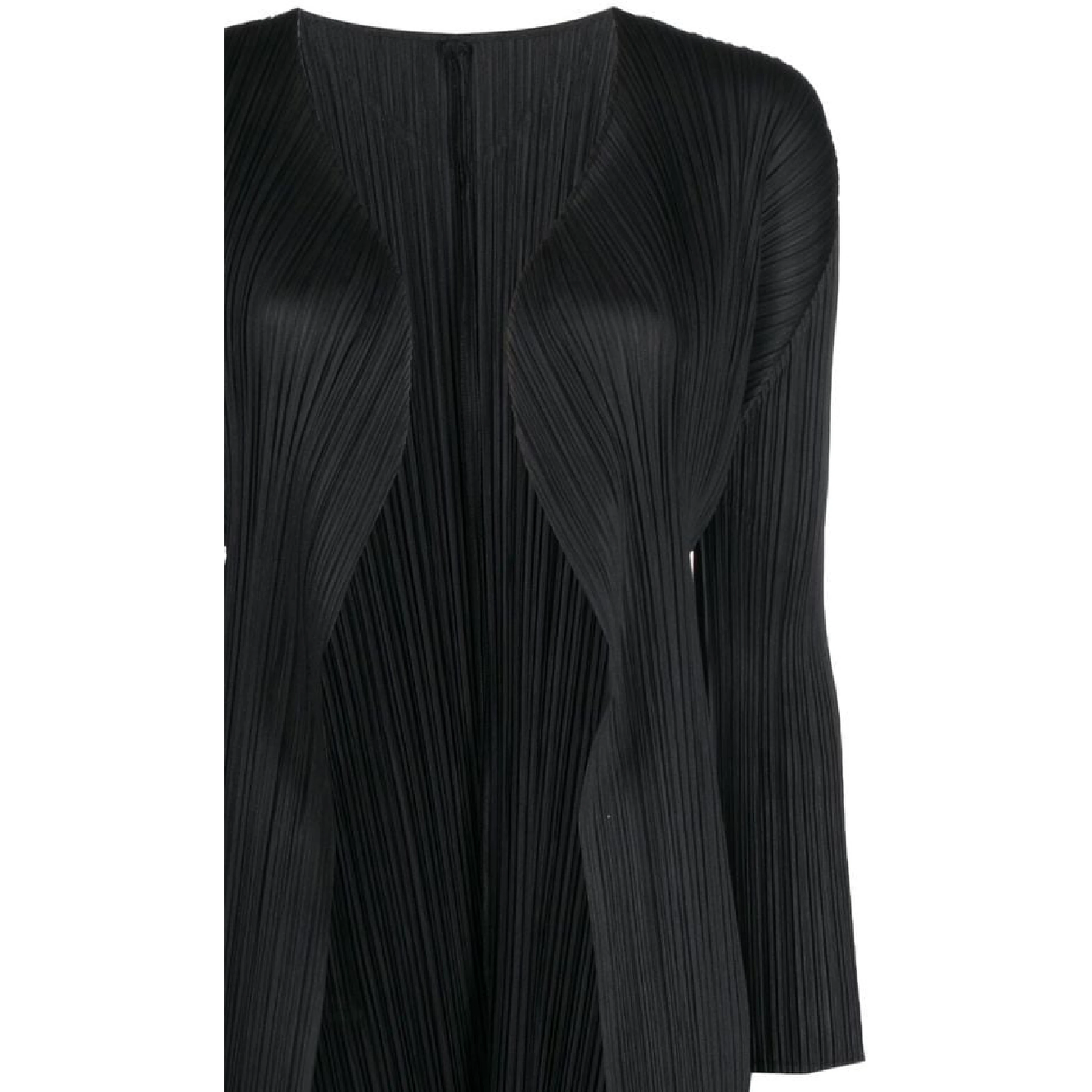 ISSEY MIYAKE PLEATS PLEASE Coats Black