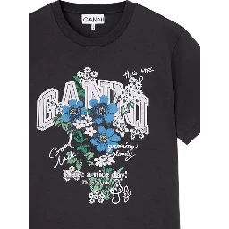 GANNI T-shirts and Polos Phantom