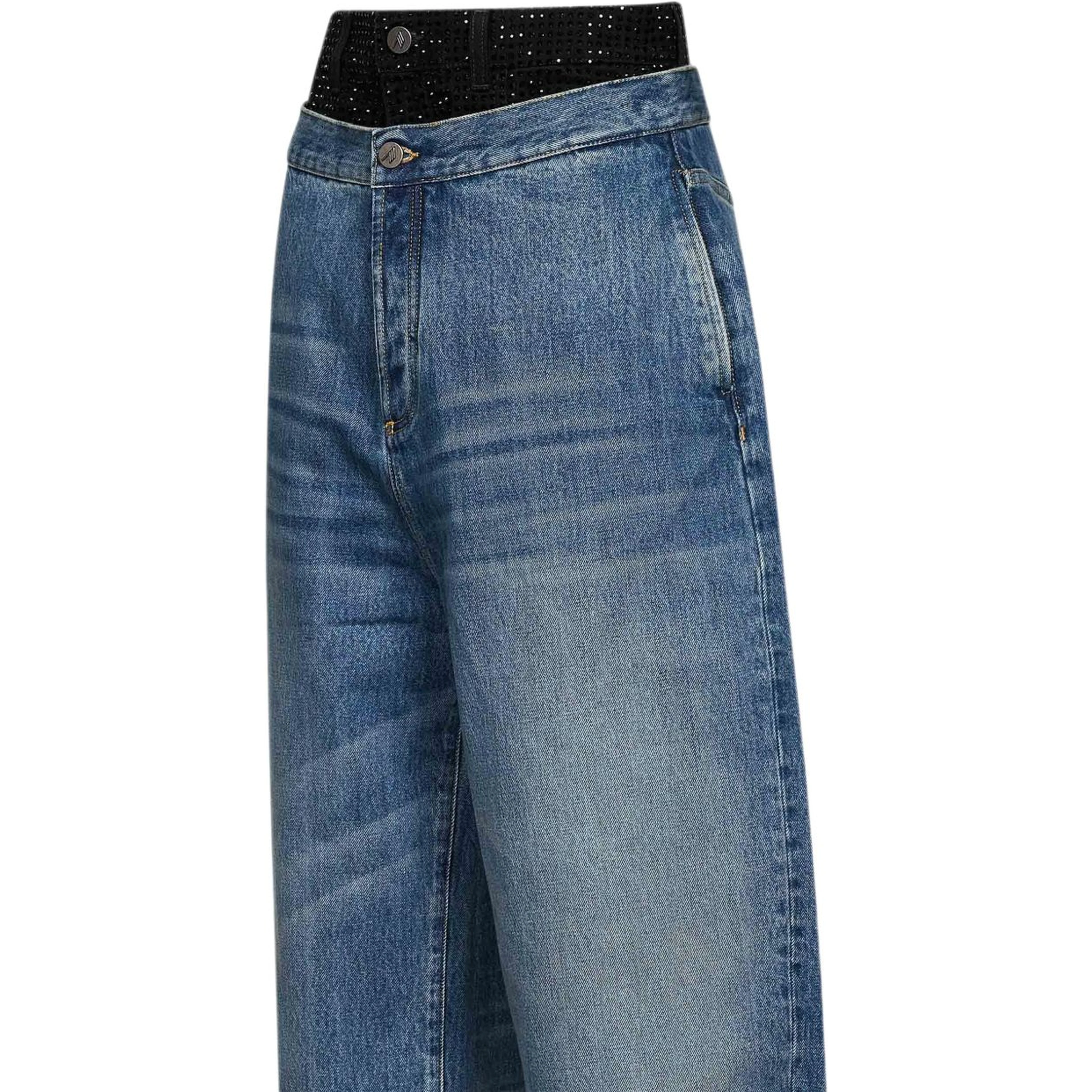 The Attico Jeans Blue/Black
