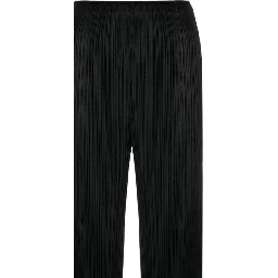 ISSEY MIYAKE PLEATS PLEASE Trousers Black