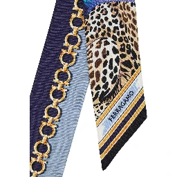 Ferragamo Scarfs Blue