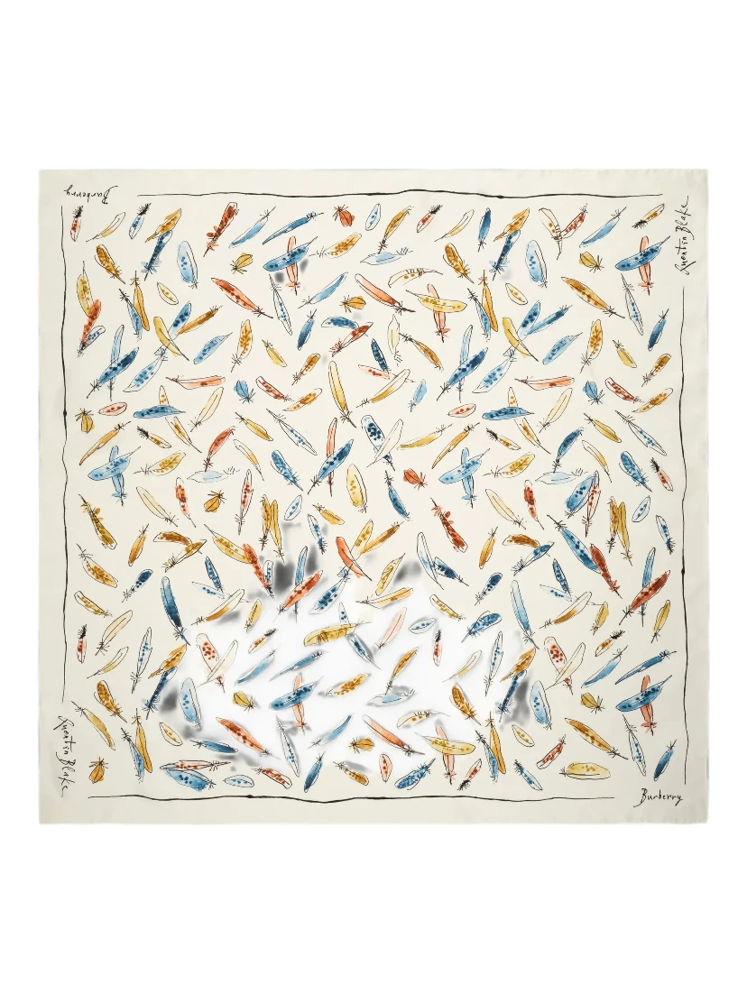 Burberry Scarfs Ink Blue