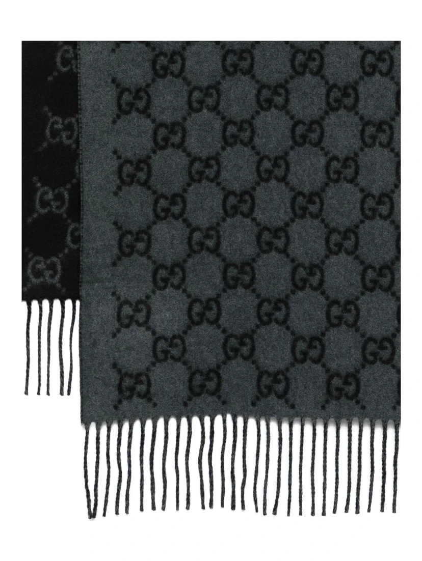 Gucci Scarfs Graphite/black