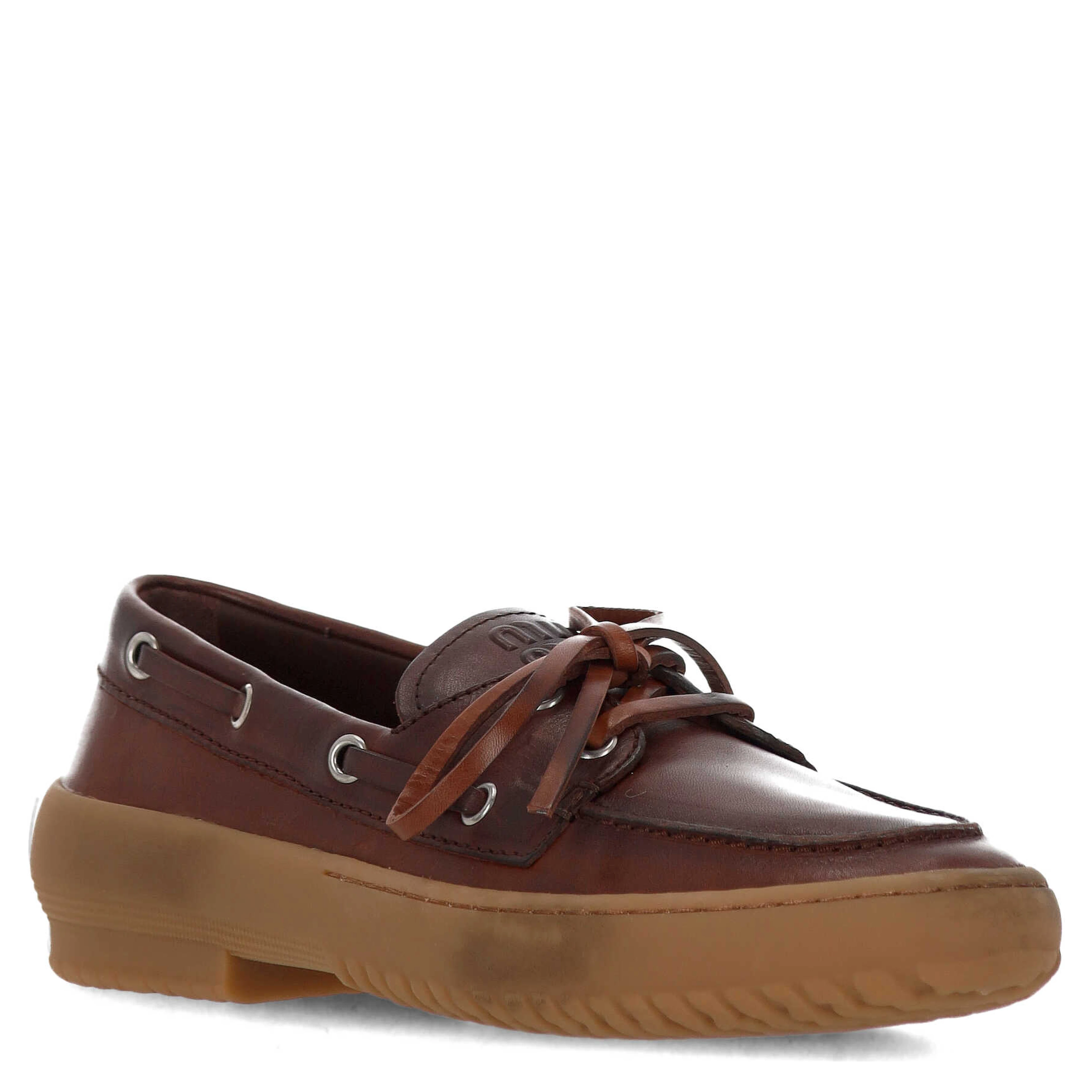 Miu Miu Flat shoes Coffe