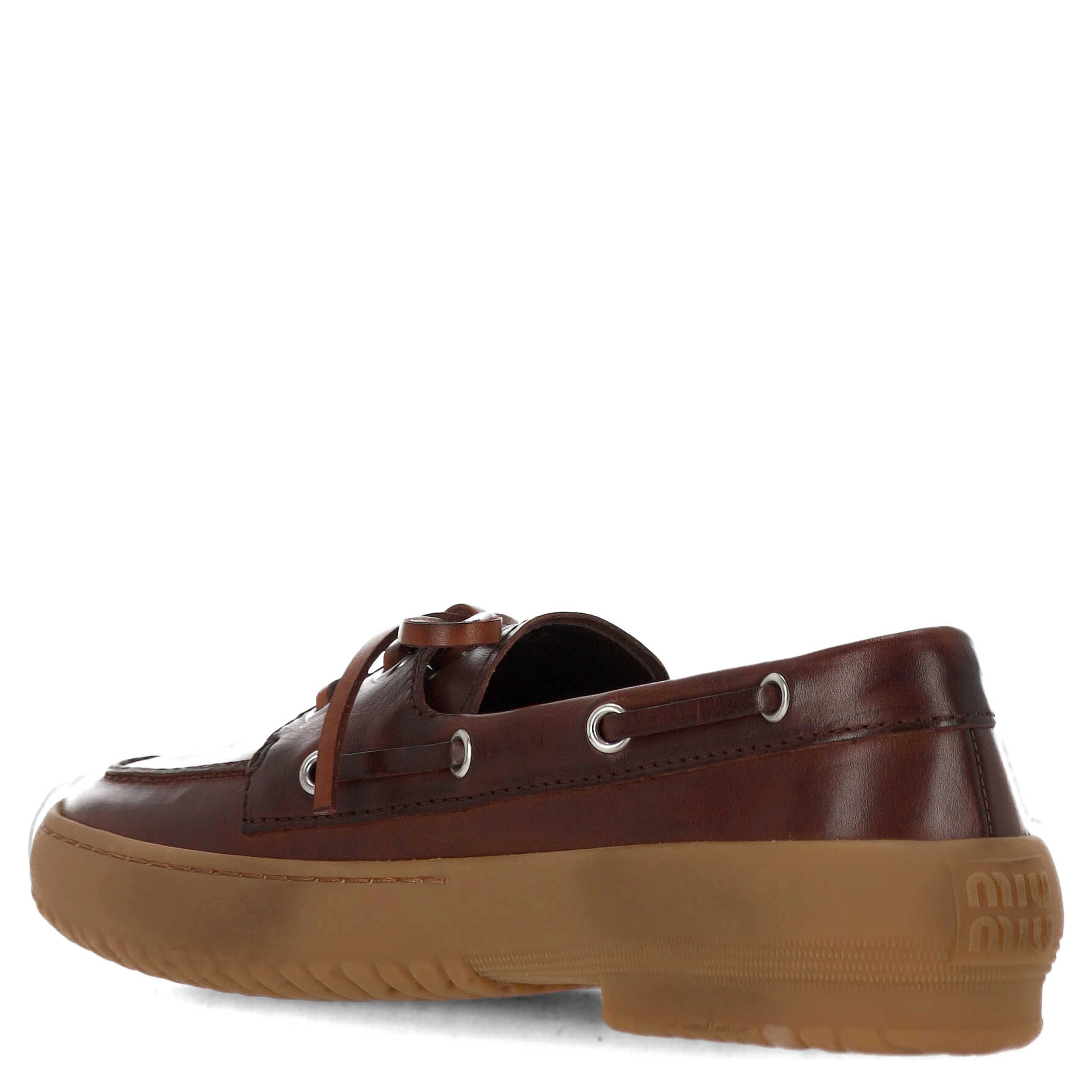 Miu Miu Flat shoes Coffe