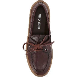 Miu Miu Flat shoes Coffe