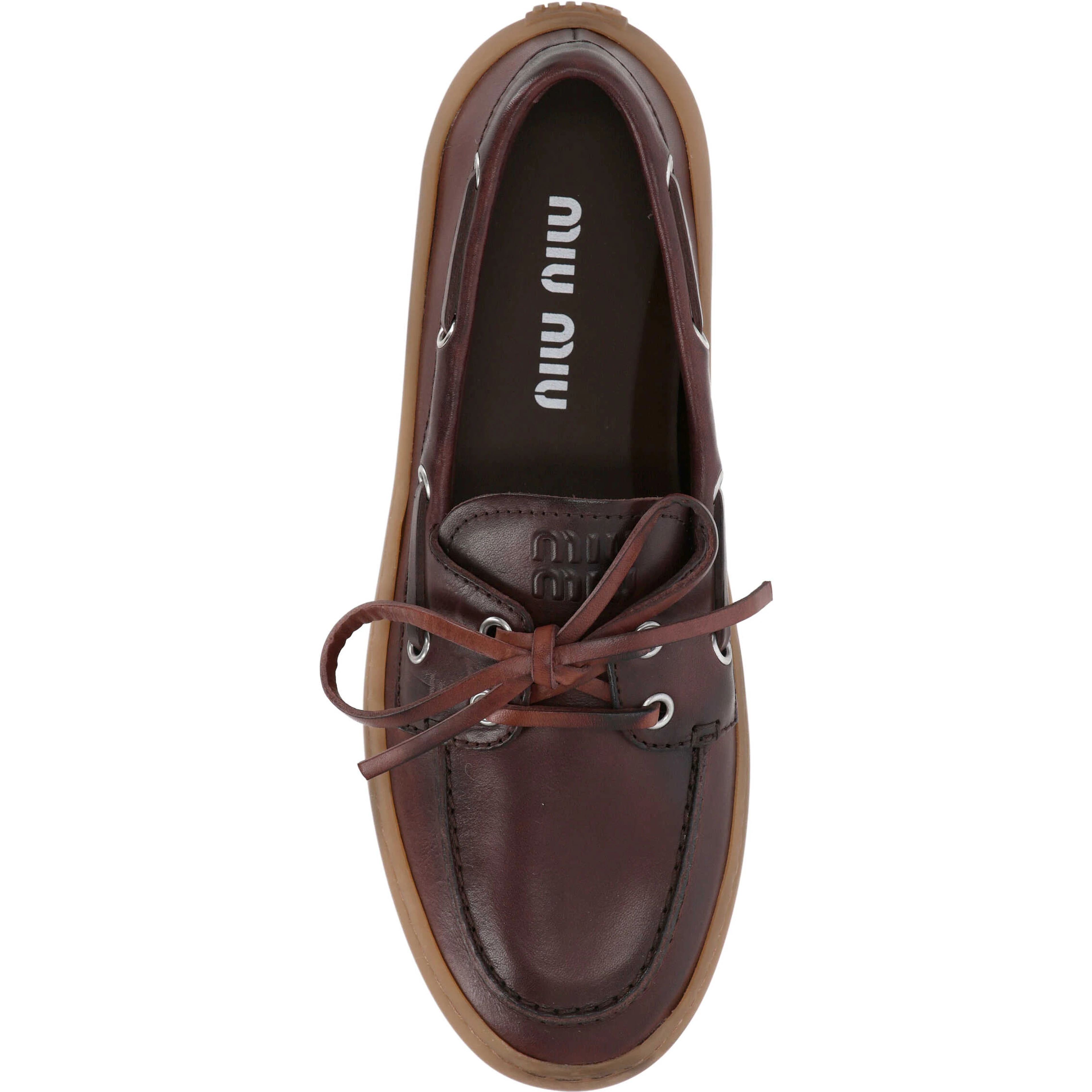 Miu Miu Flat shoes Coffe