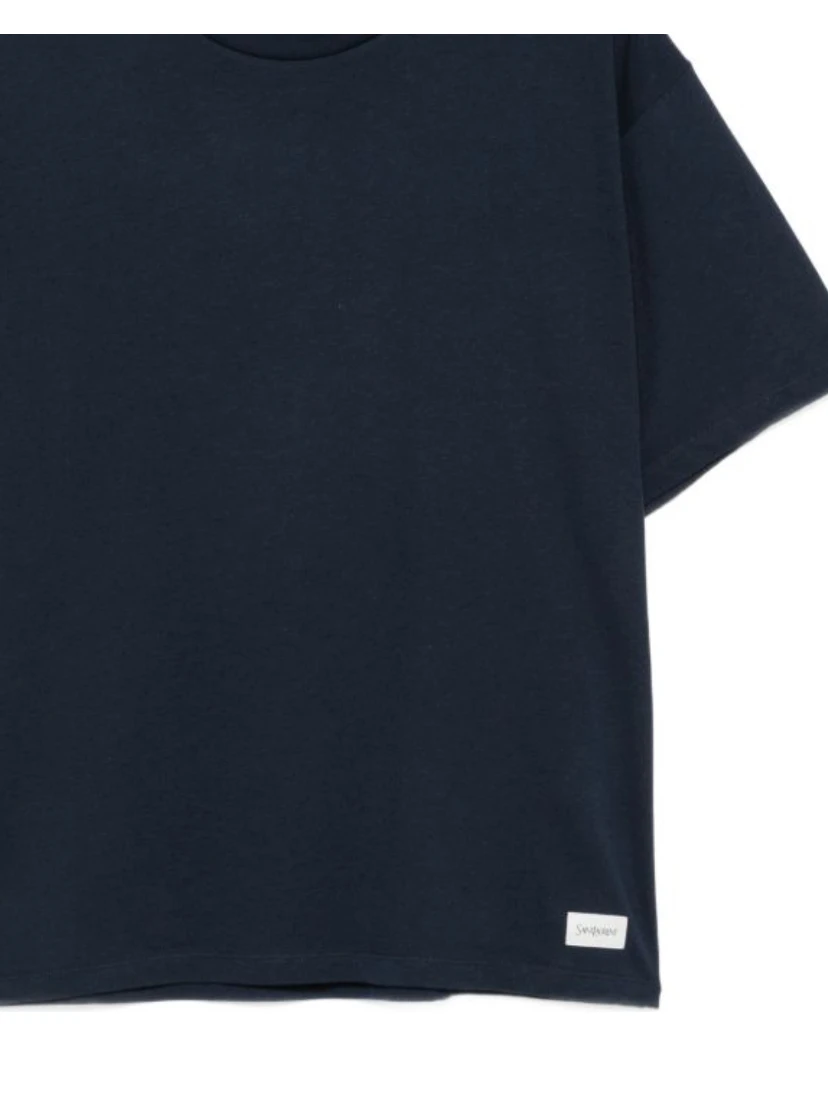 Saint Laurent T-shirts and Polos Navy